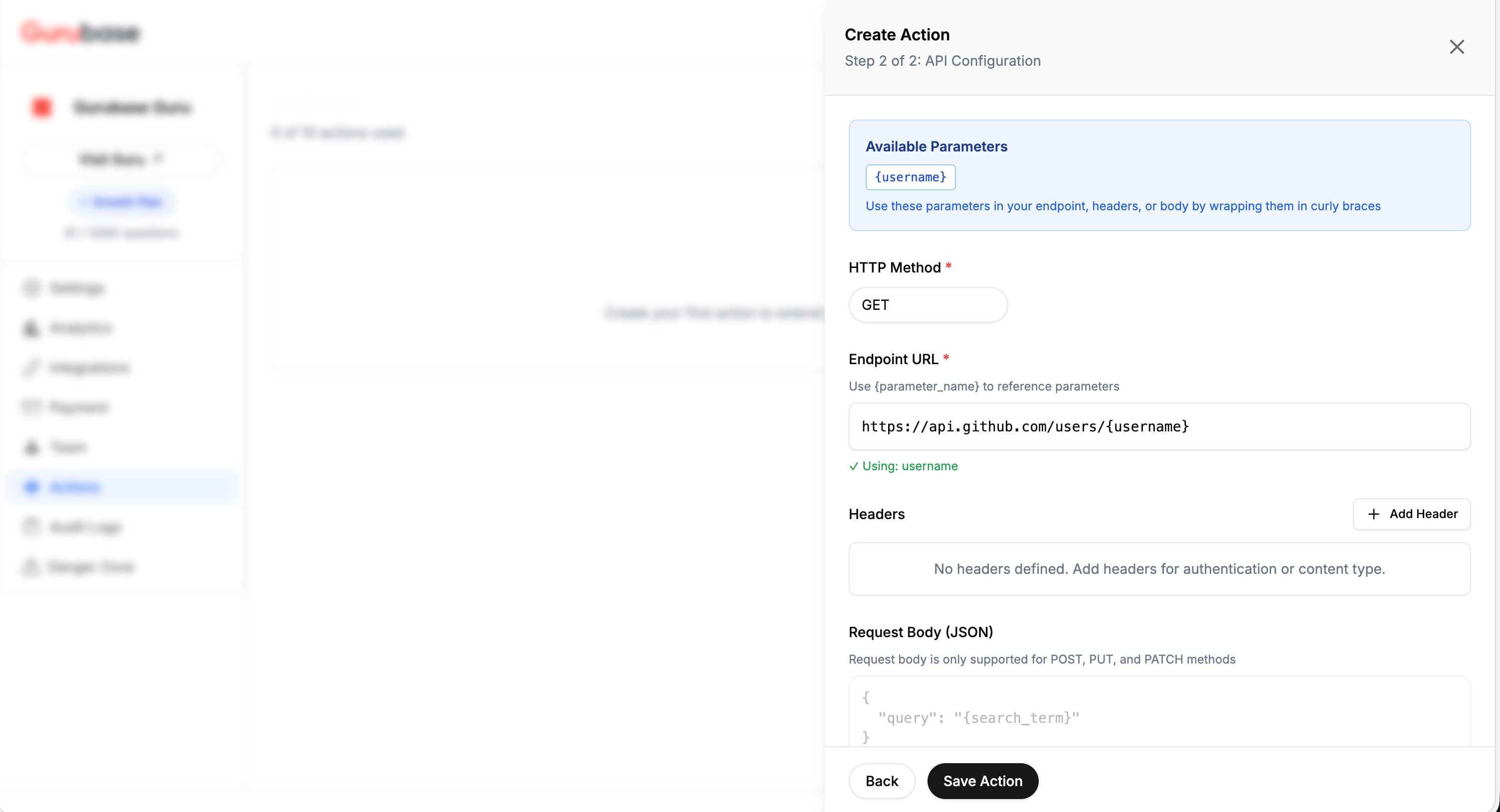API Configuration Setup