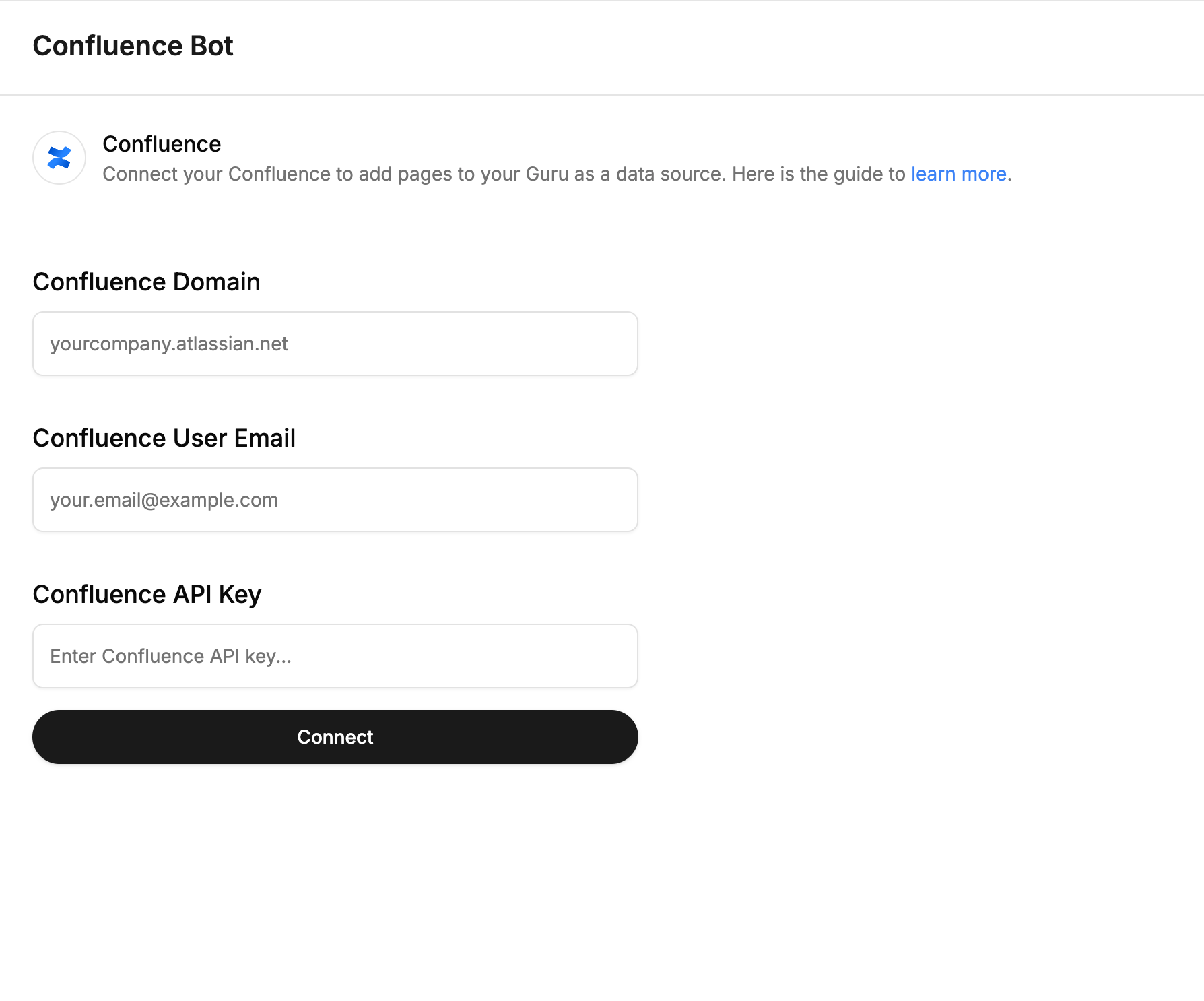 Confluence Integration Fields