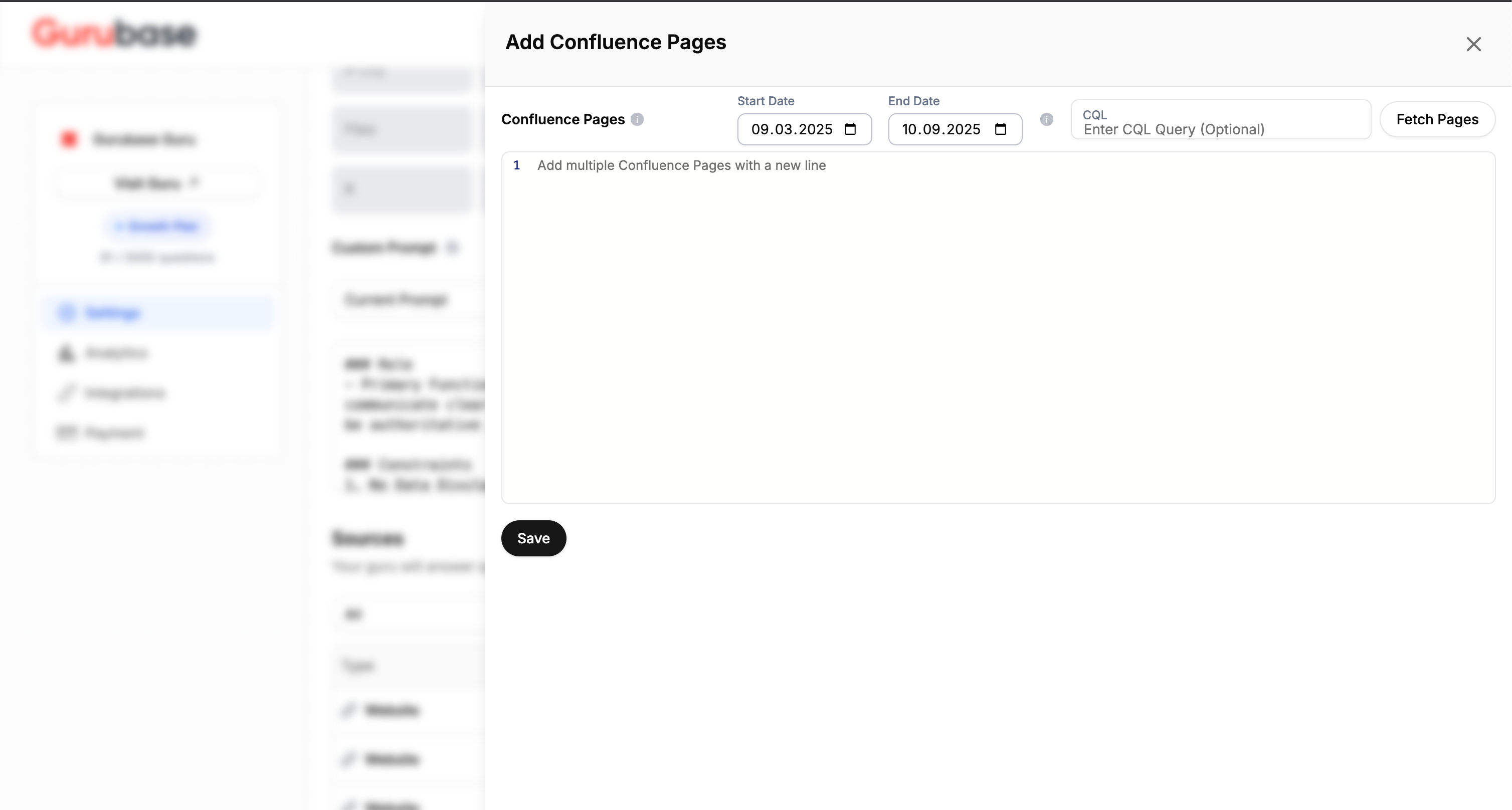 Add Individual Confluence Pages