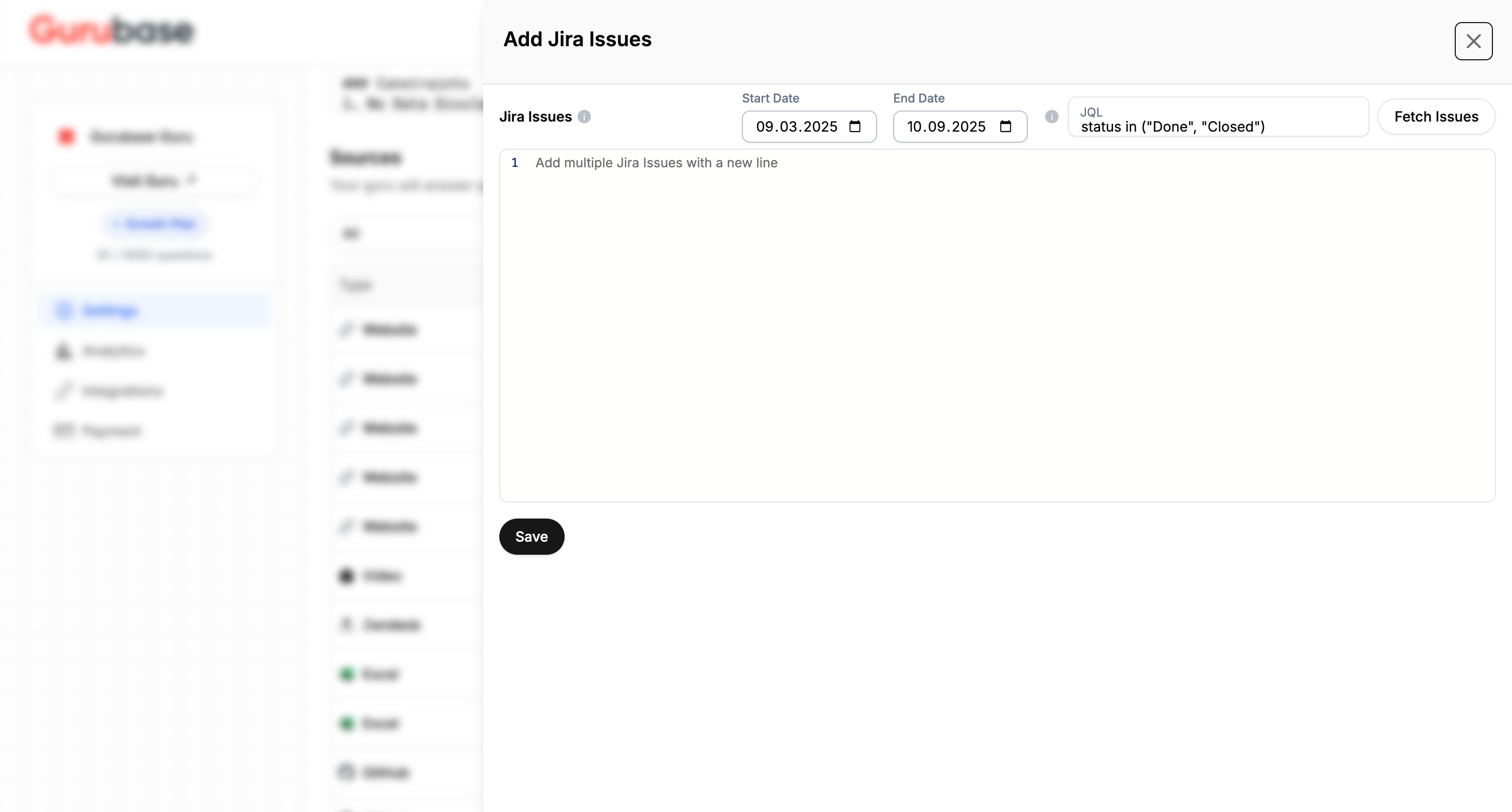 Add Individual Jira Issues