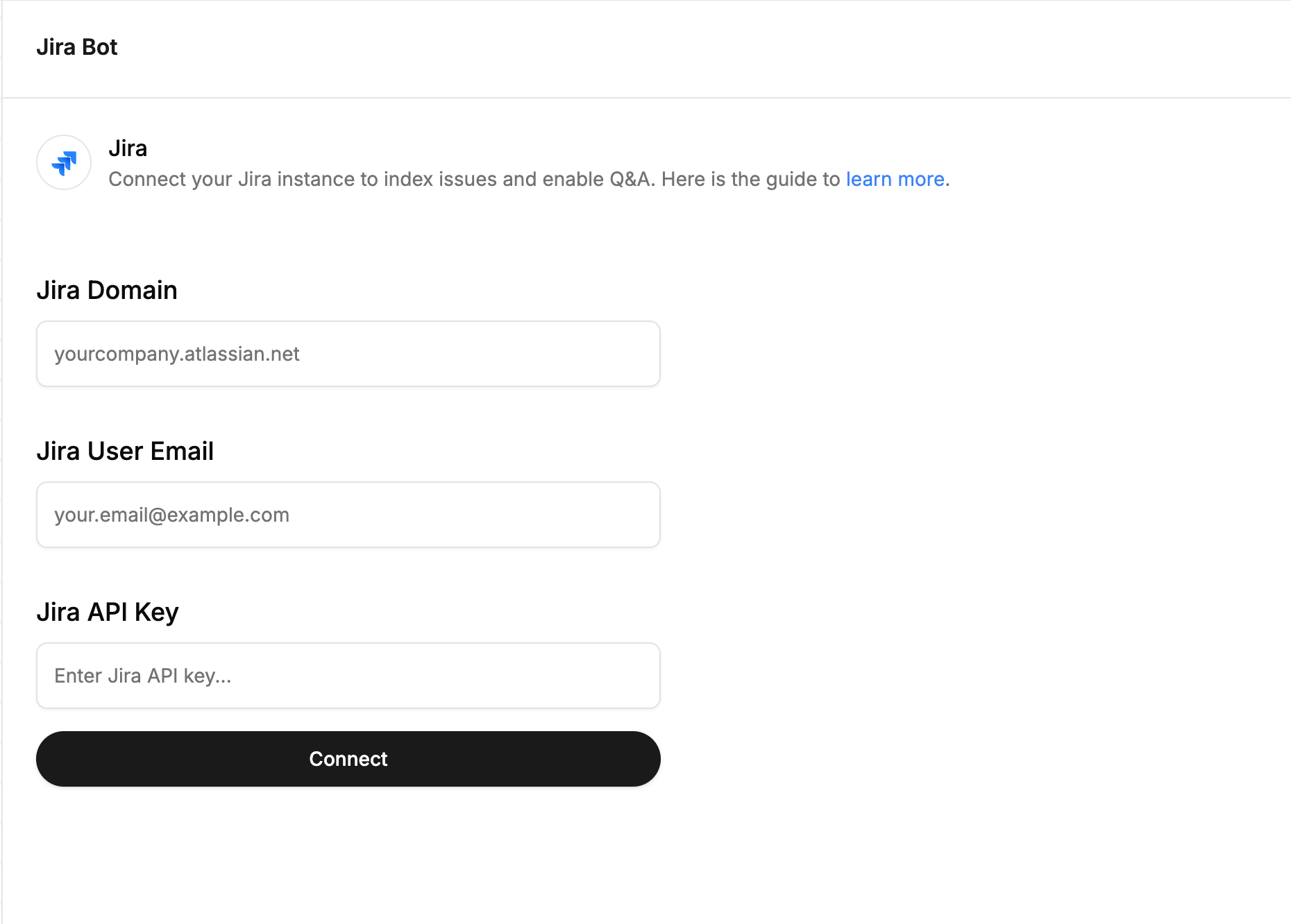 Jira Integration Fields