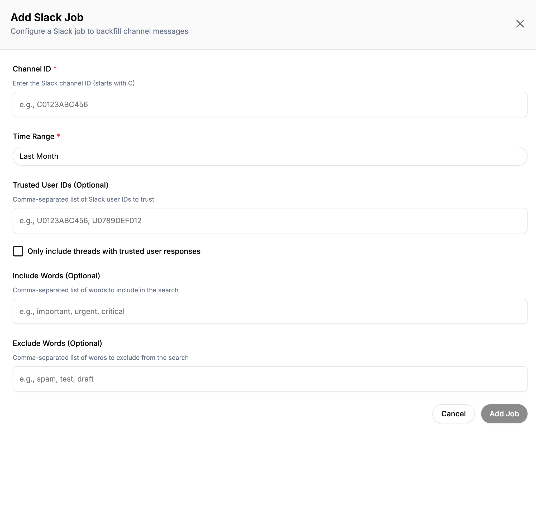 Gurubase slack backfill sidebar