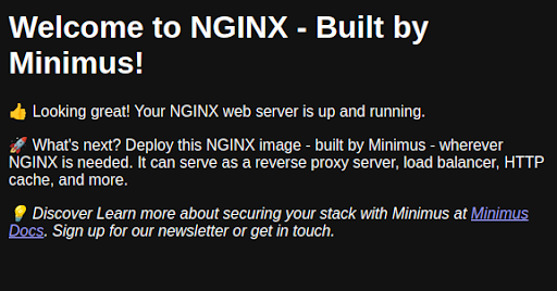 Welcome To Nginx