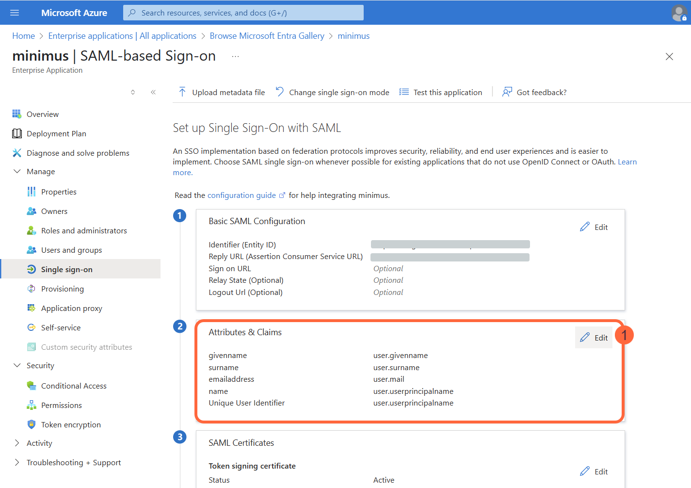 Azure Step 2 Entities Claims