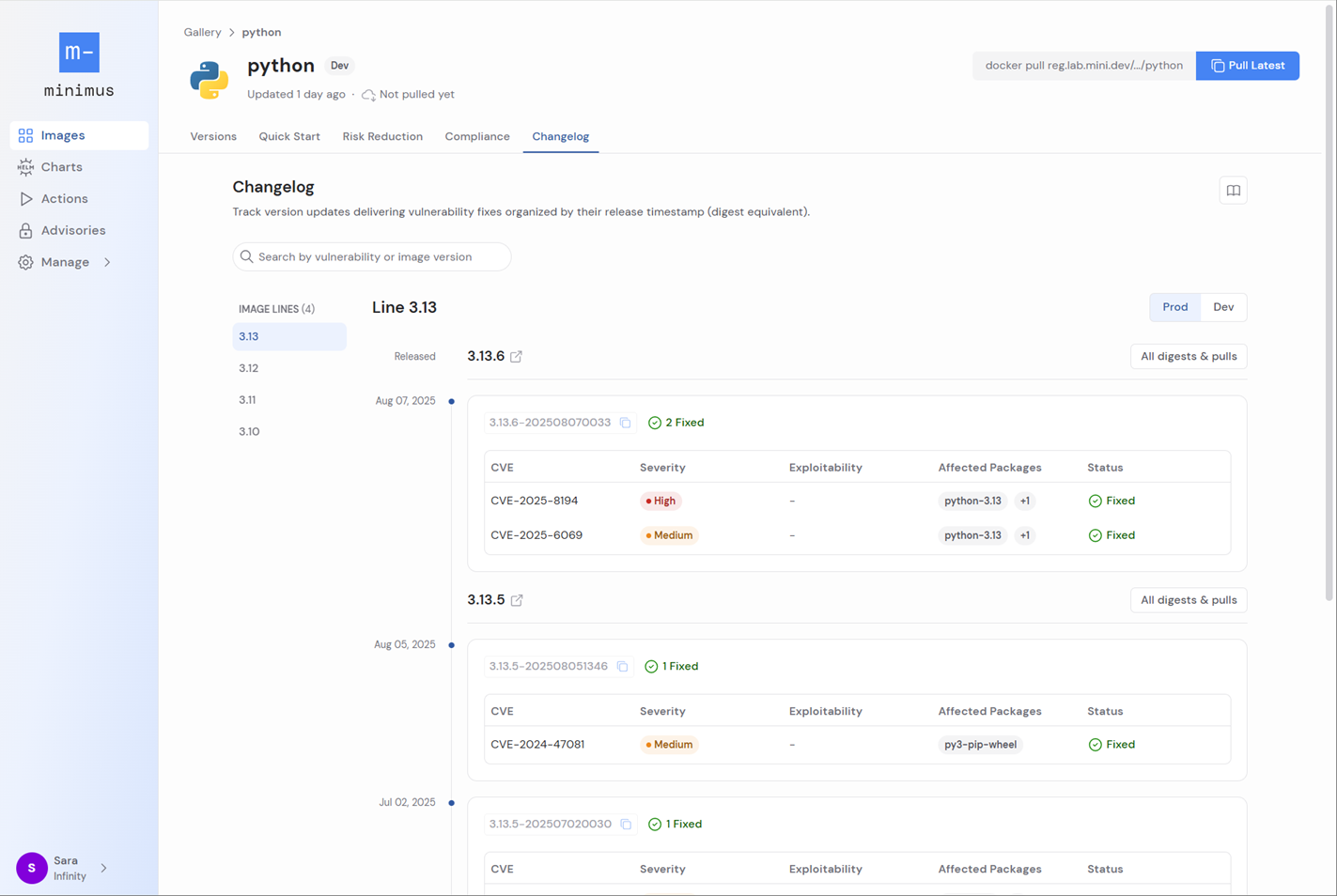 Changelog Tab Pn