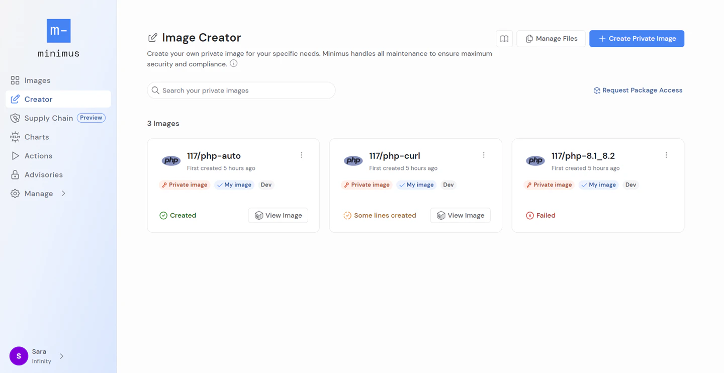 Creator Build Status
