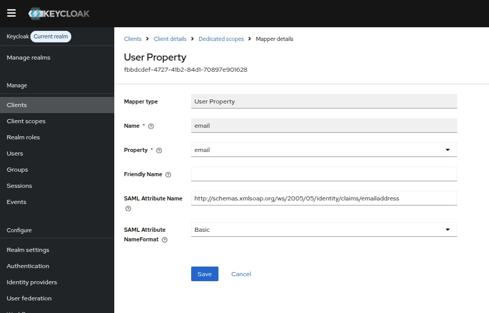 Keycloak User Property