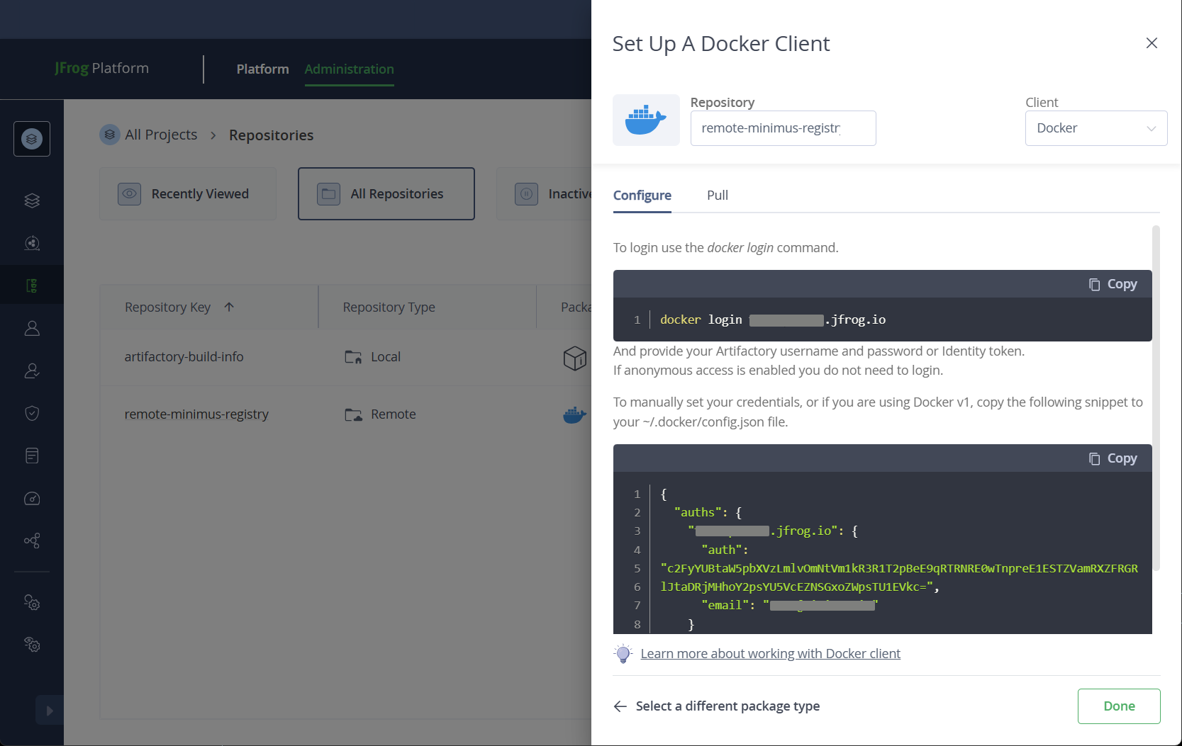 Authenticate Remote Repository