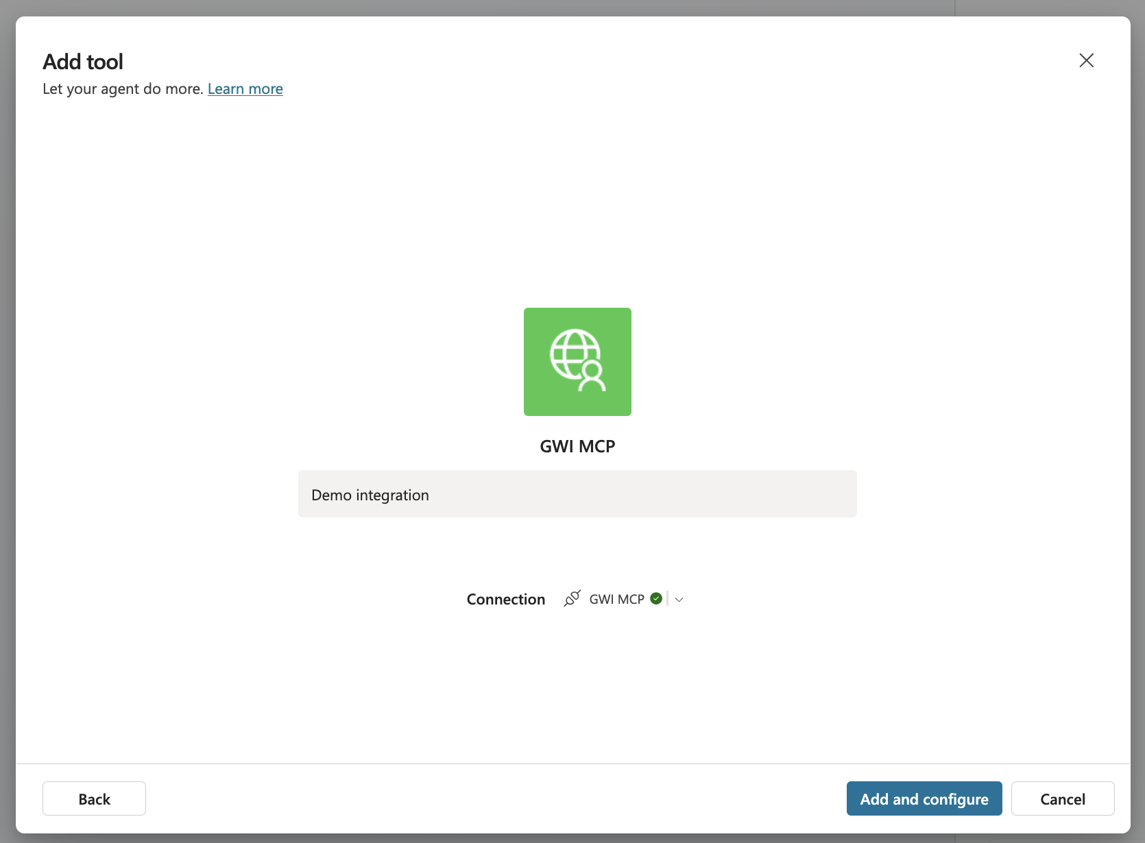 Copilot Studio MCP setup