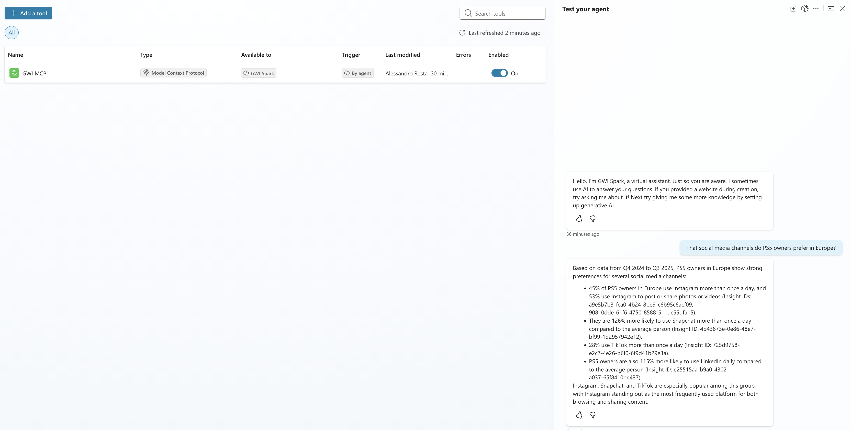 Copilot Studio MCP setup