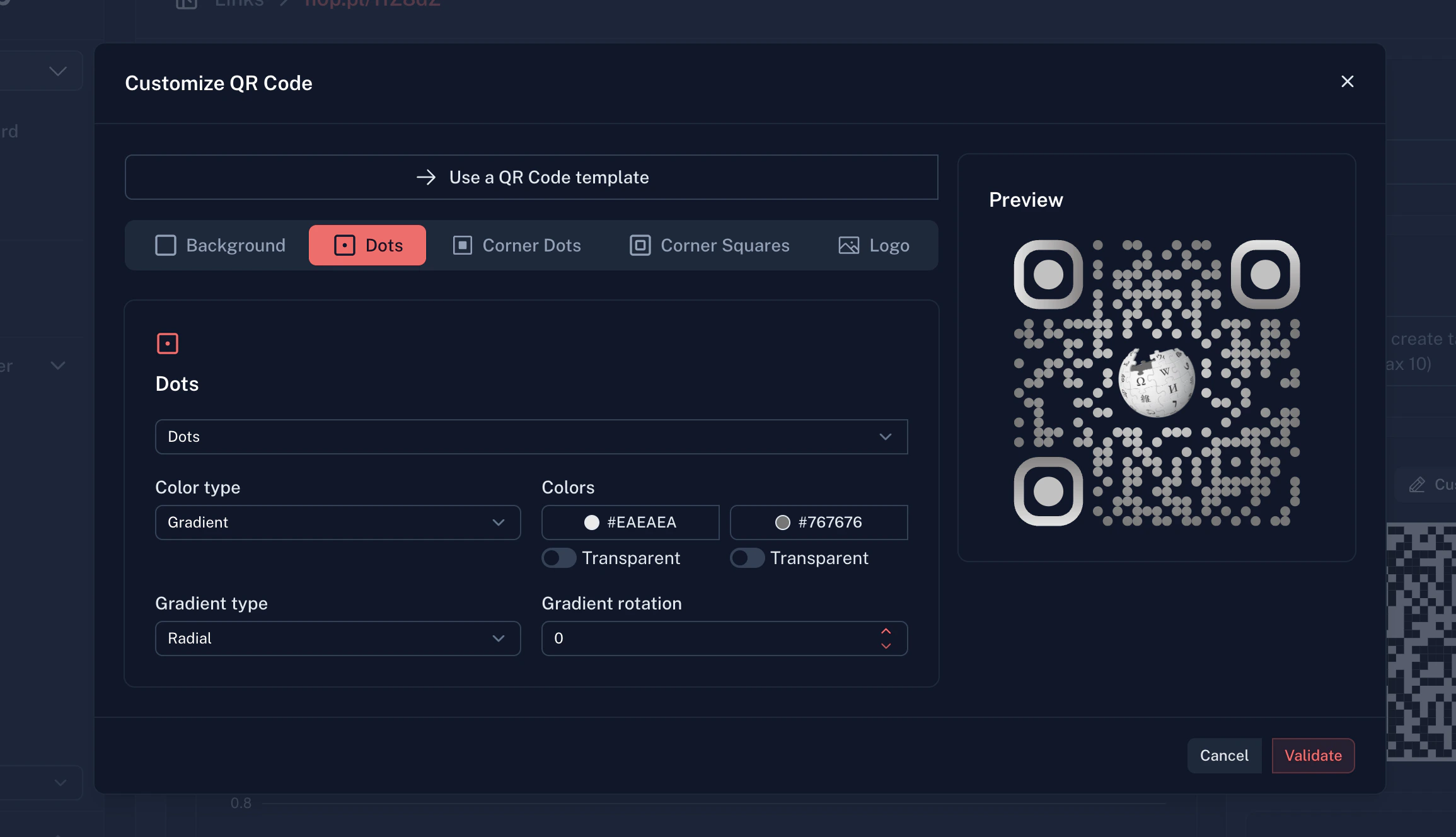 QR Code Customization Options