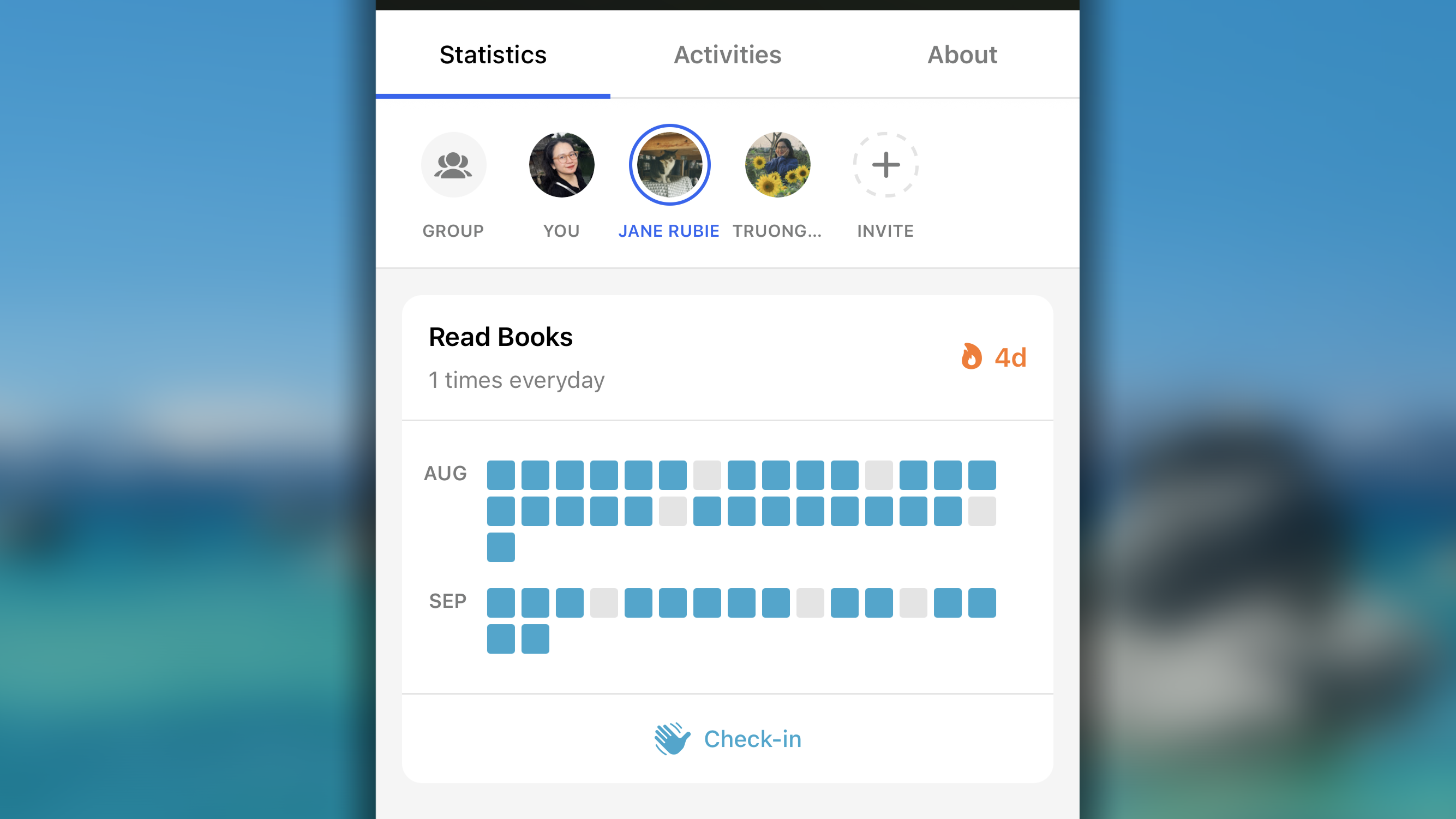 Circle Check In