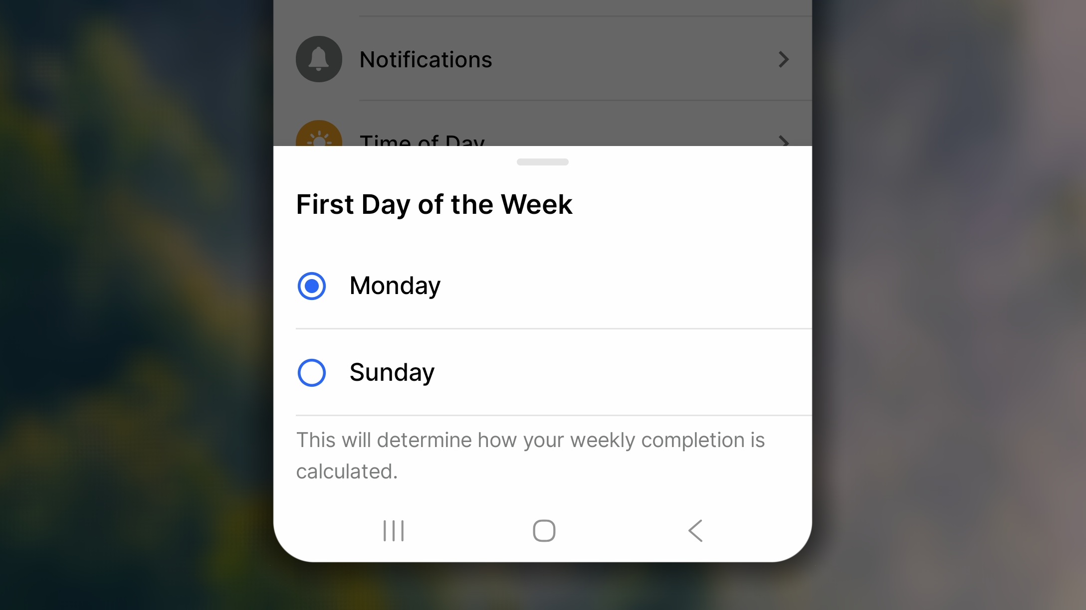App Behaviour First Day Android