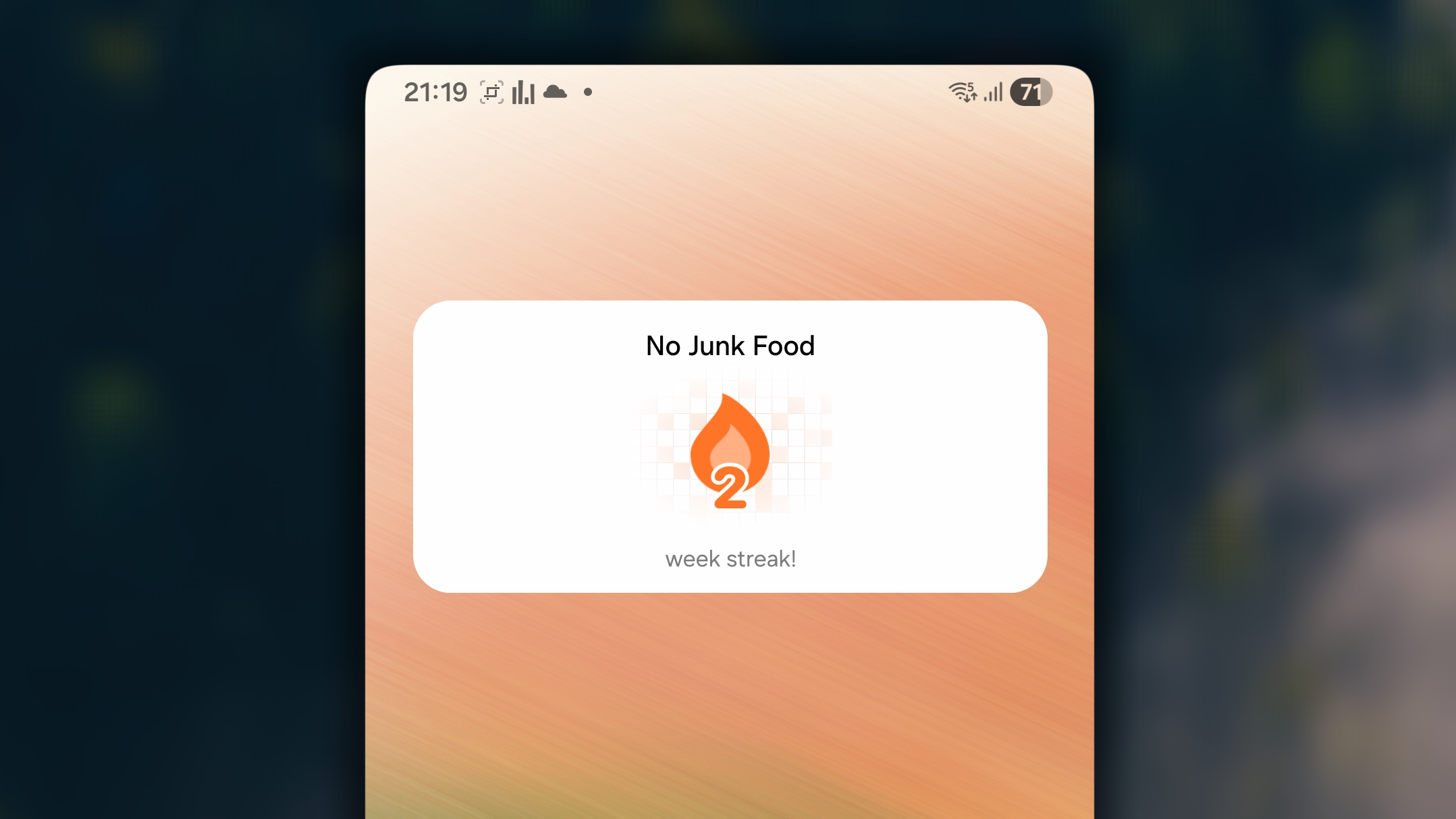 Current Streak Widget Android