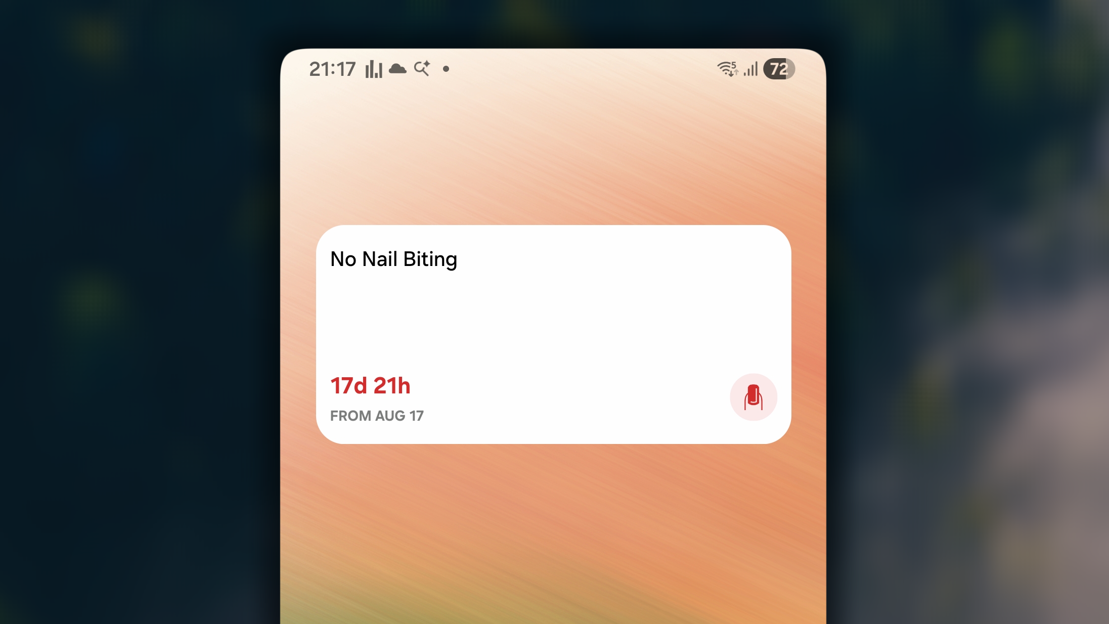 Days Since Widget Android