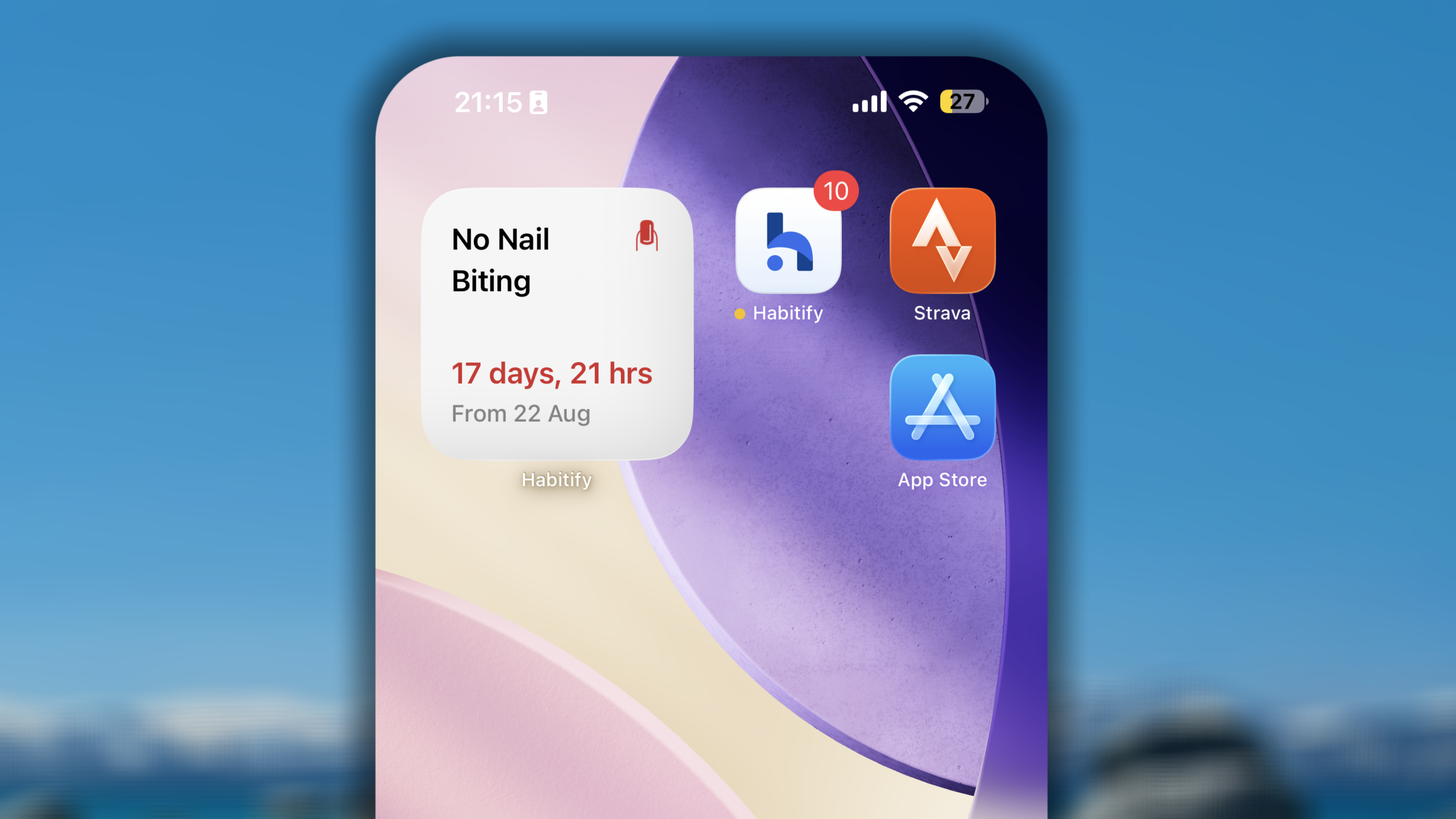 Days Since Widget I OS