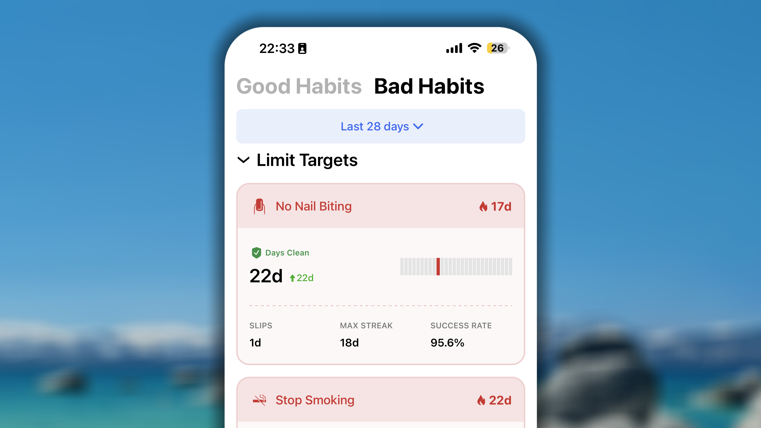 Quit Habit Bad Habit I OS