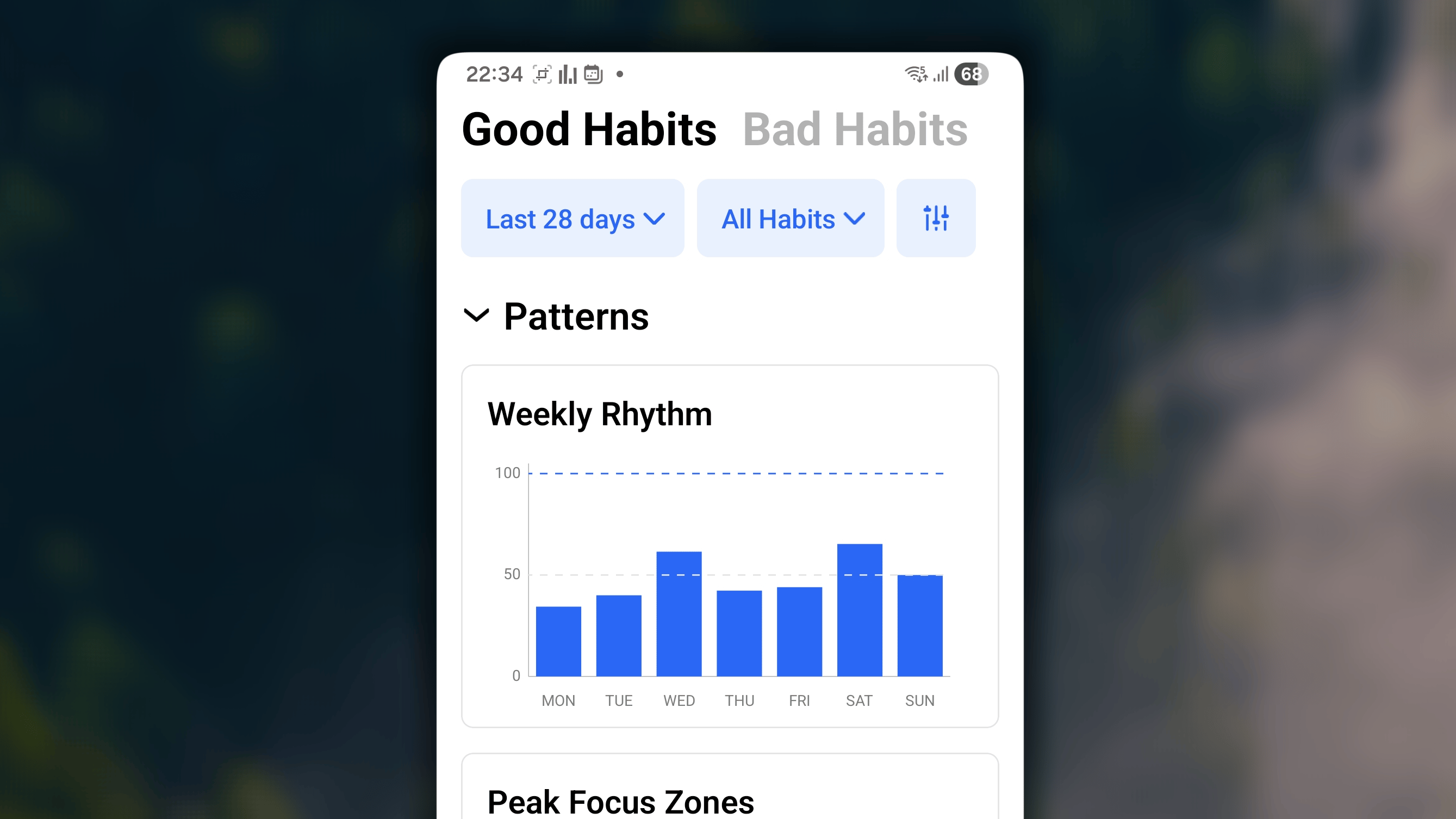 Weekly Rhymth Patterns Android