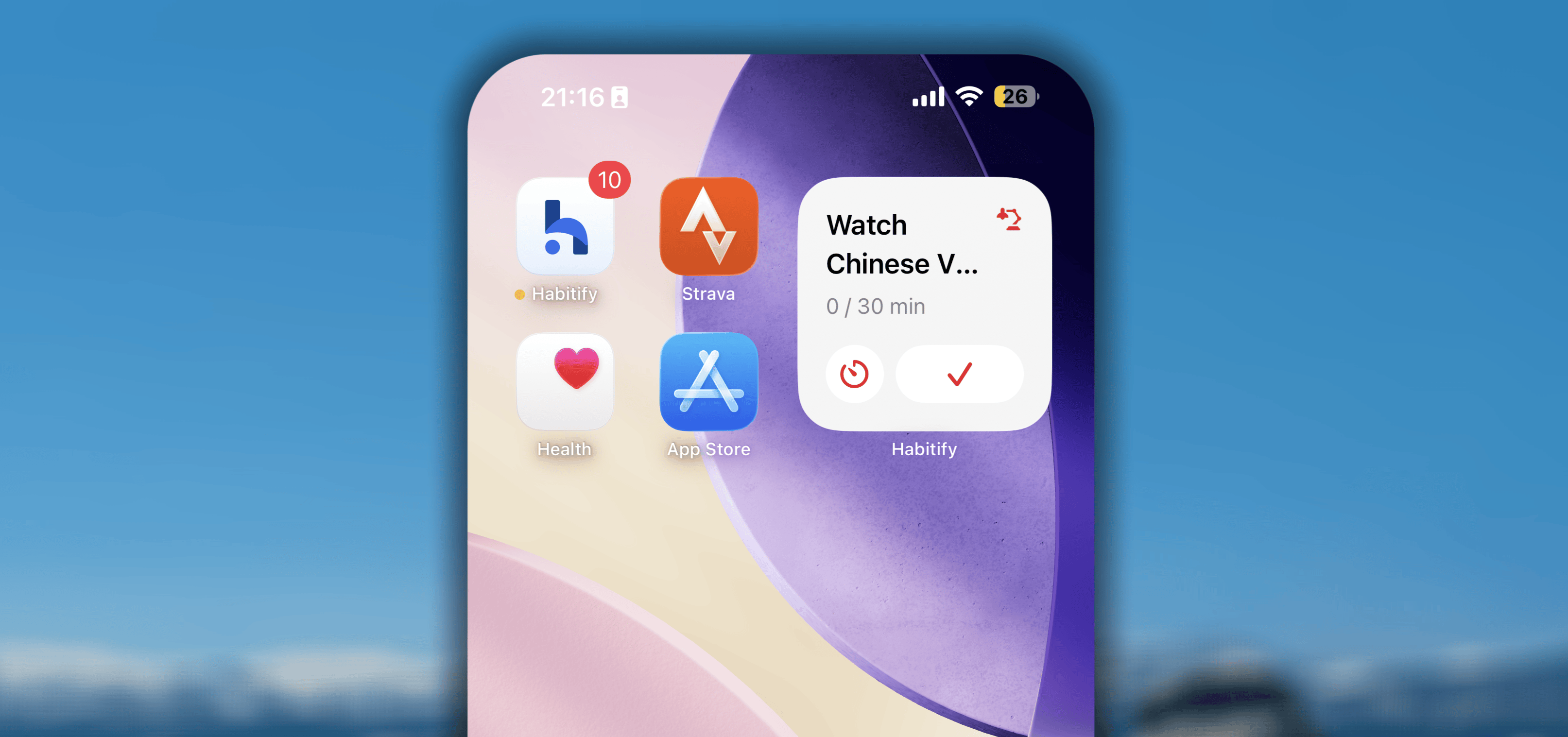 Tap To Track Widget I OS