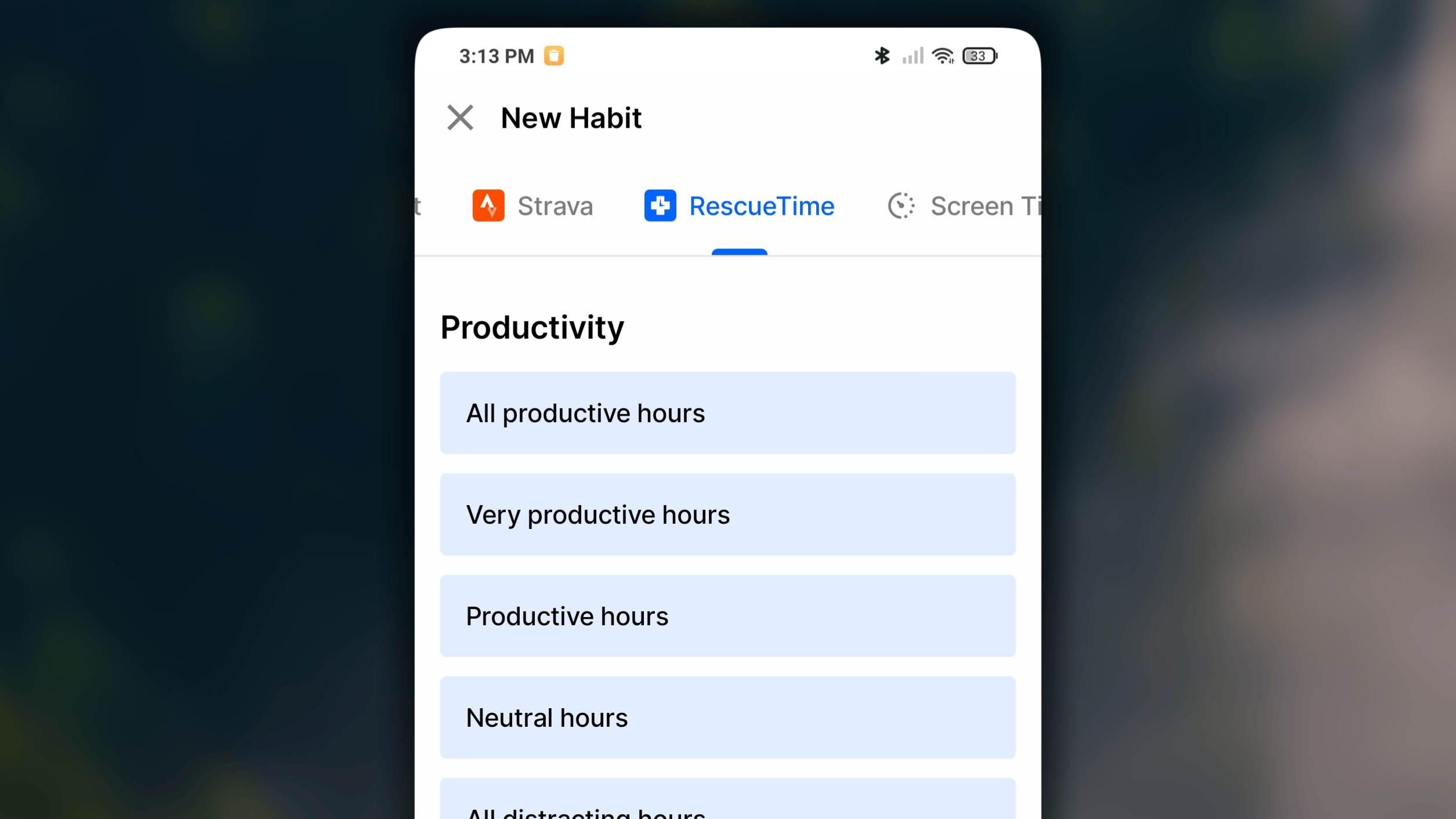 Rescue Time Android