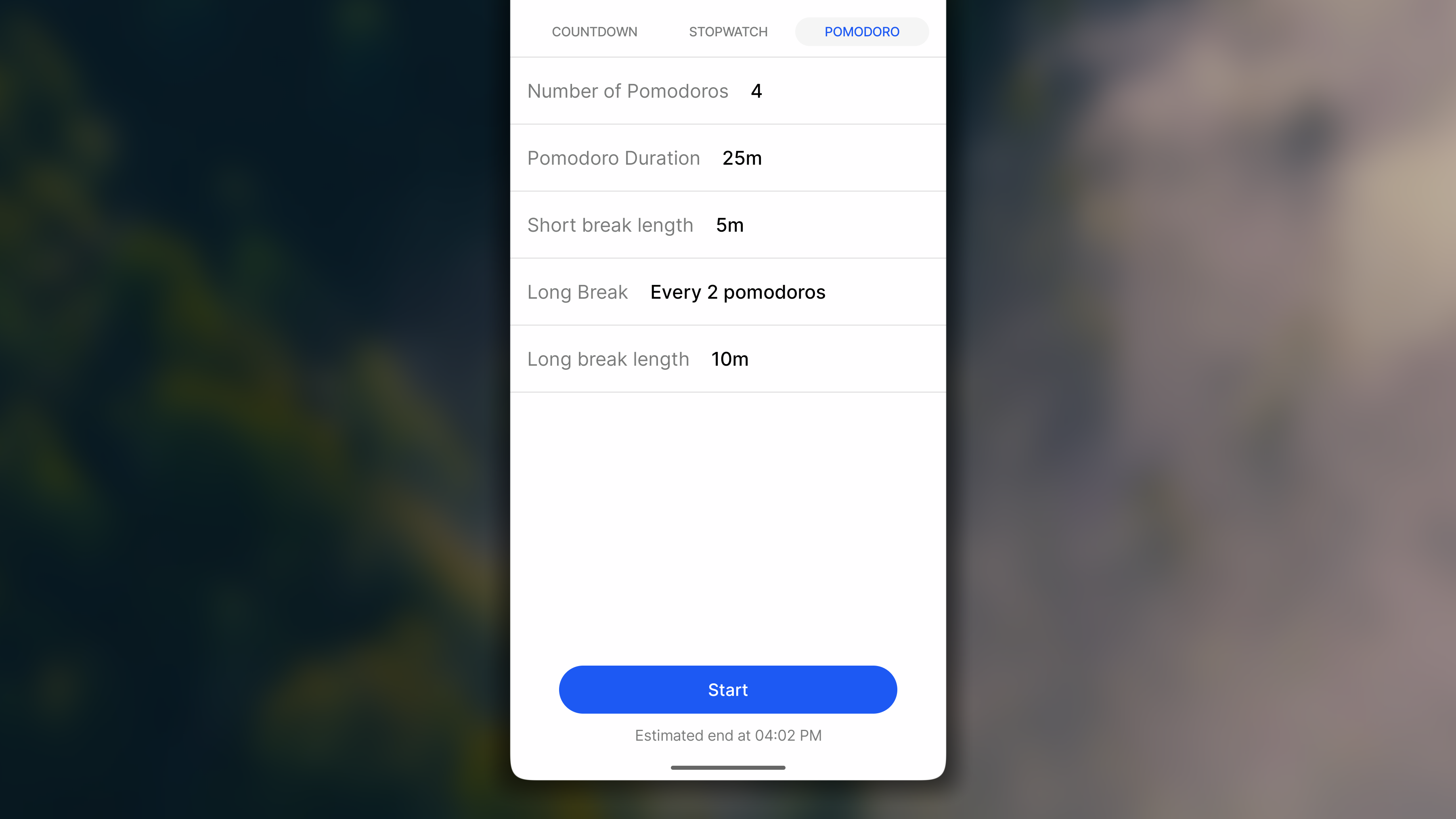 Timer Pomodoro Android
