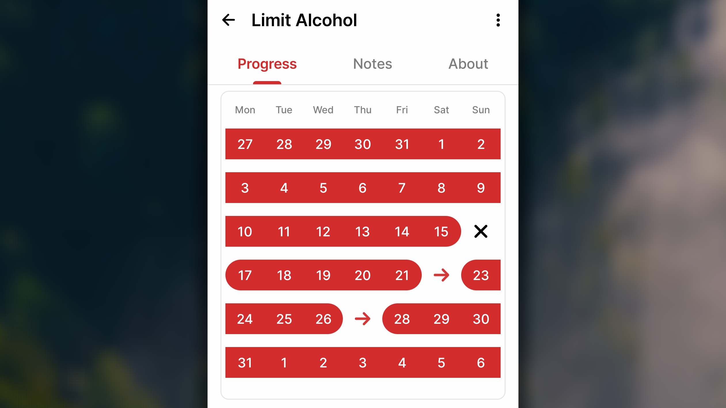 Calendar Bad Habit Single Android