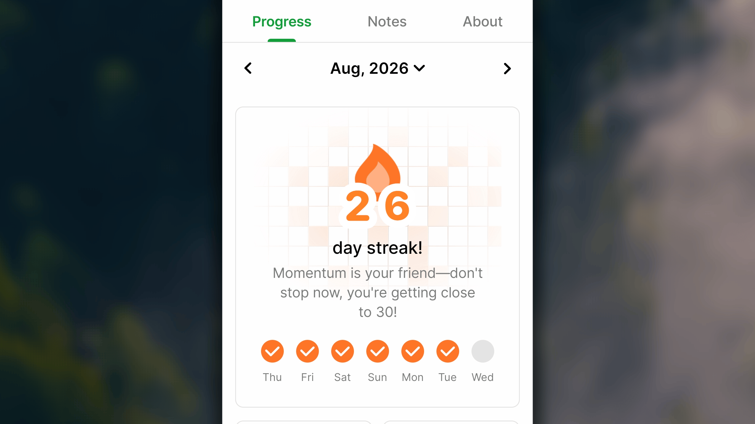 Current Streak Good Habit Single Android