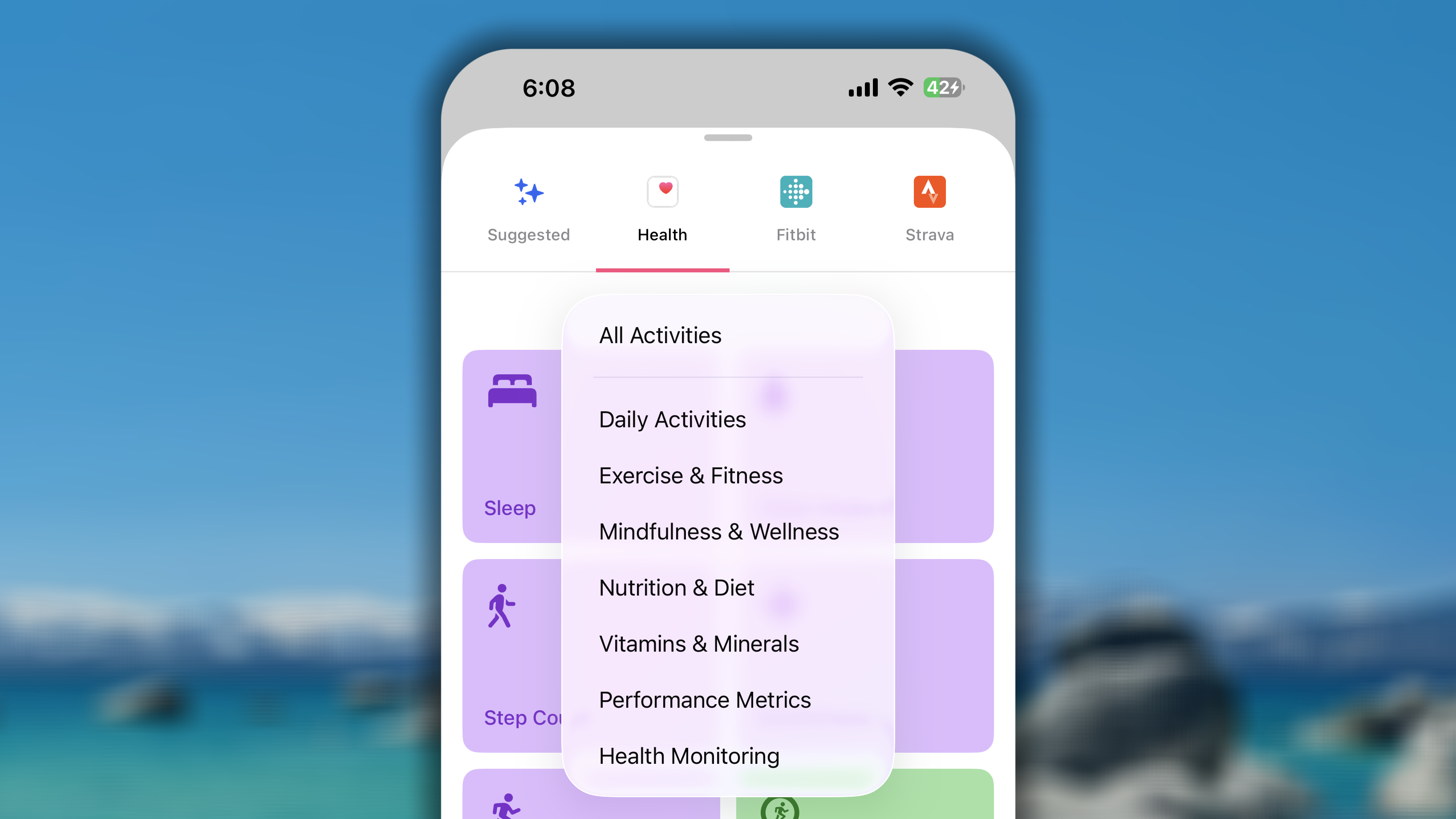 Apple Health Categories I OS