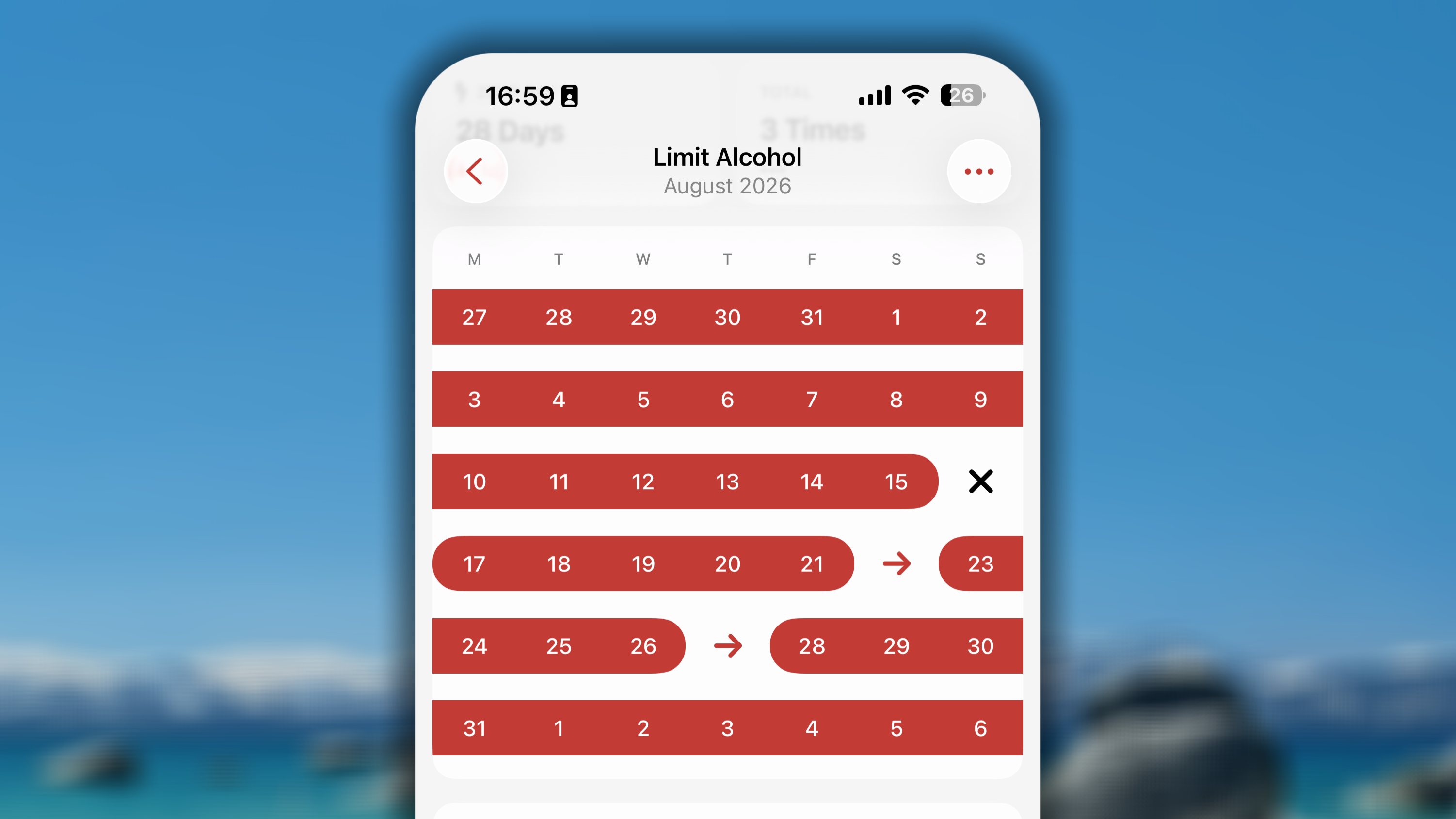 Calendar Bad Habit Single I OS
