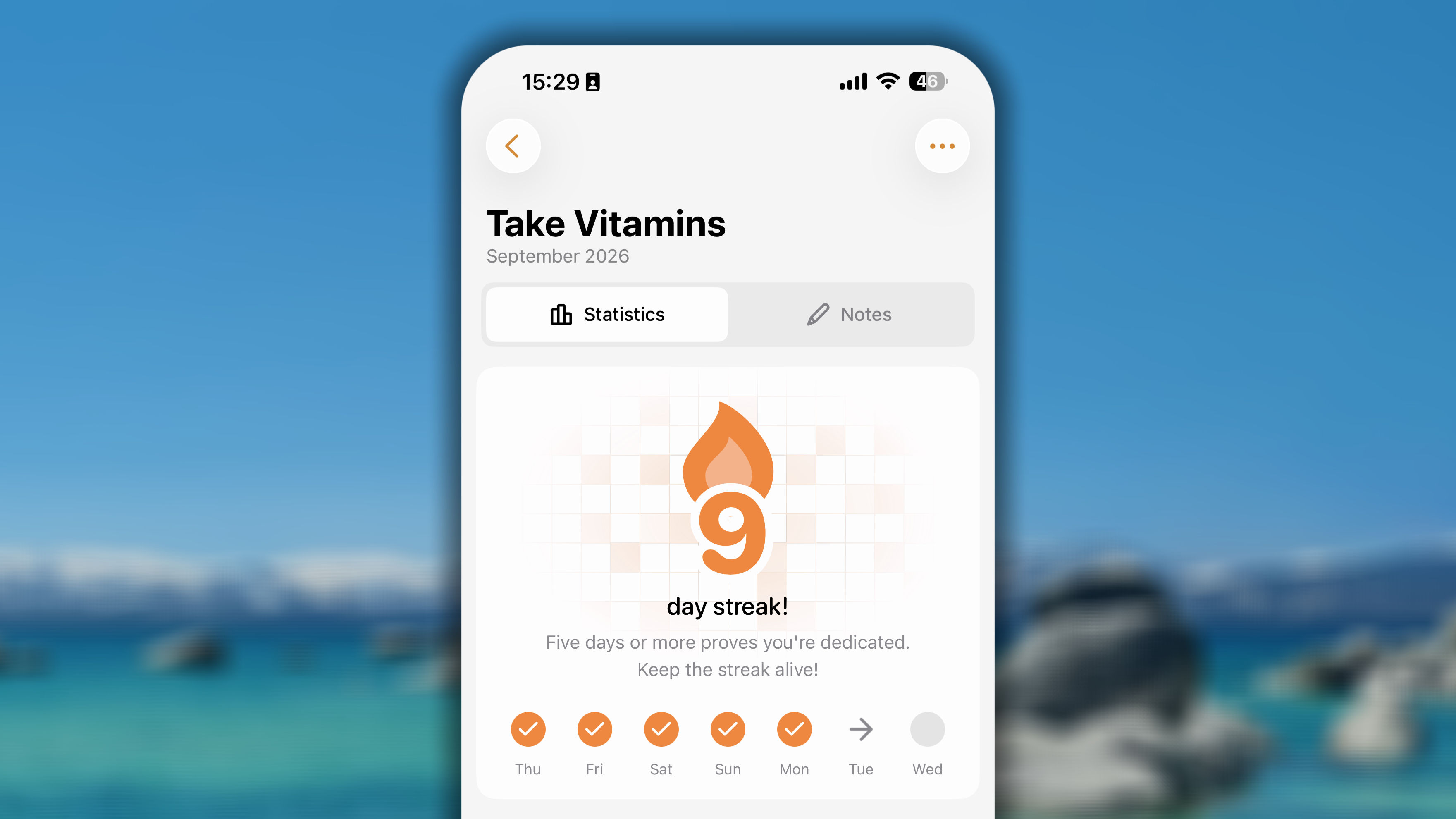 Current Streak Good Habit Single I OS