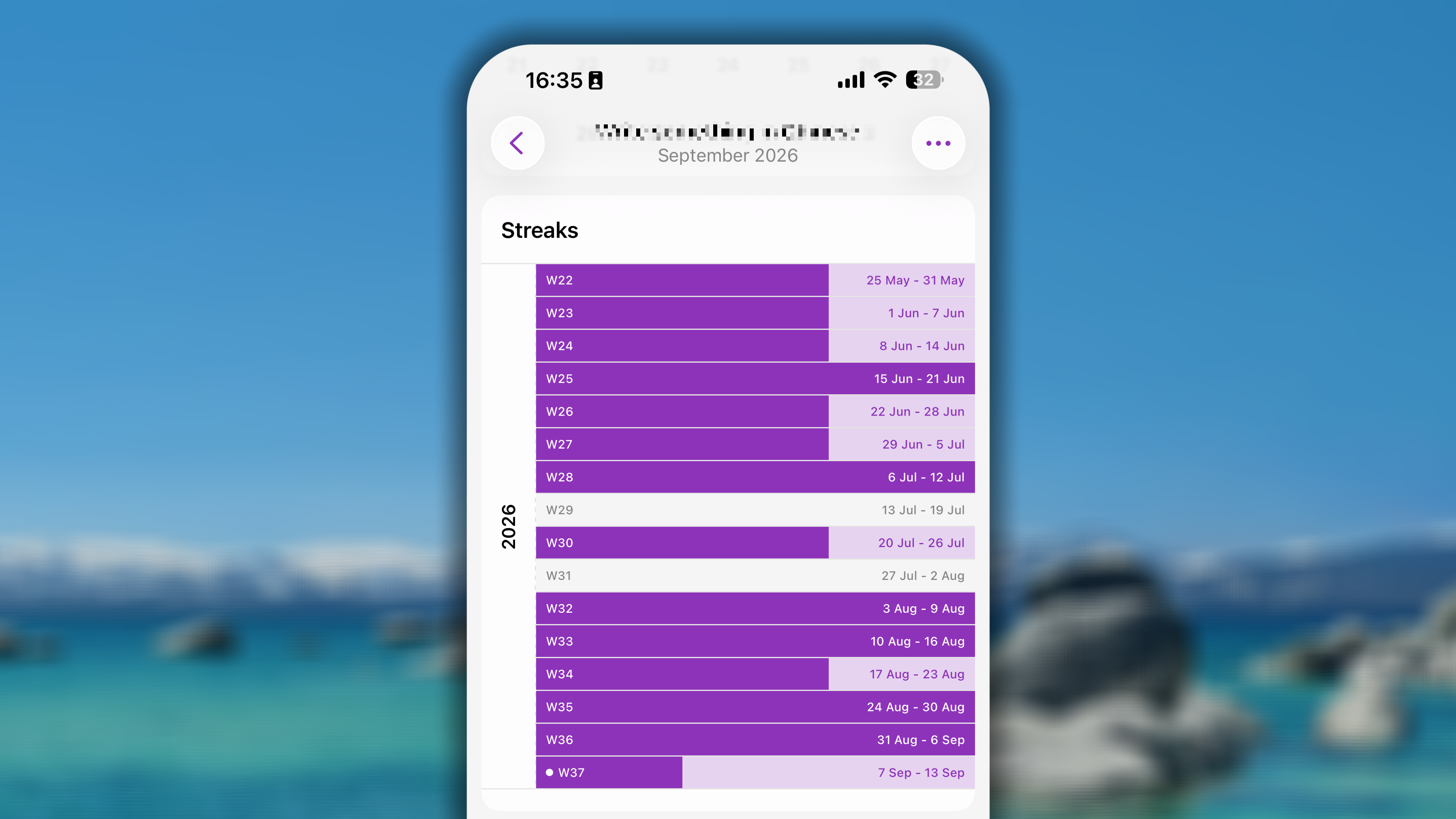 Streak Period Good Habit Single I OS