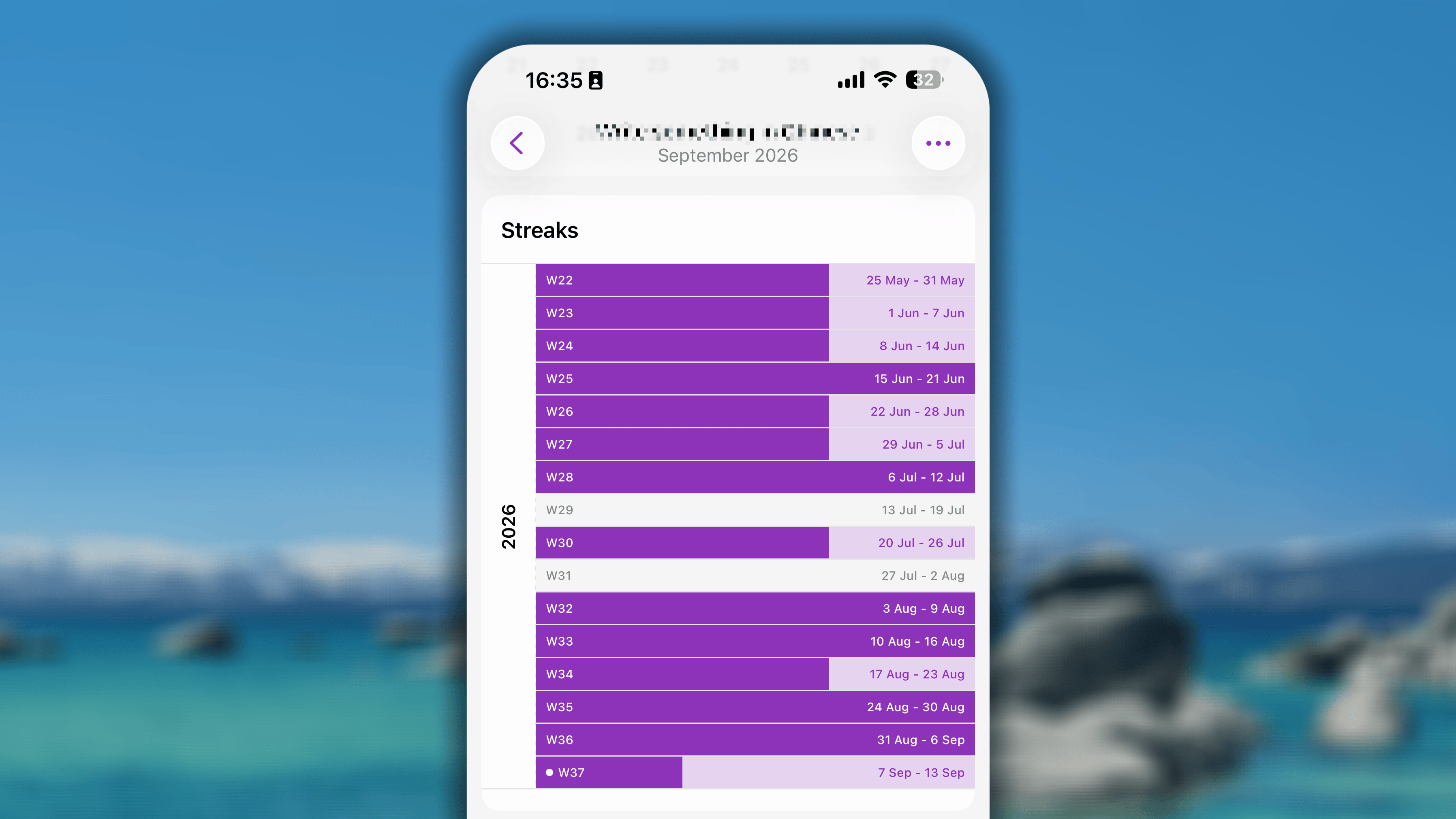 Streak Period Good Habit Single I OS