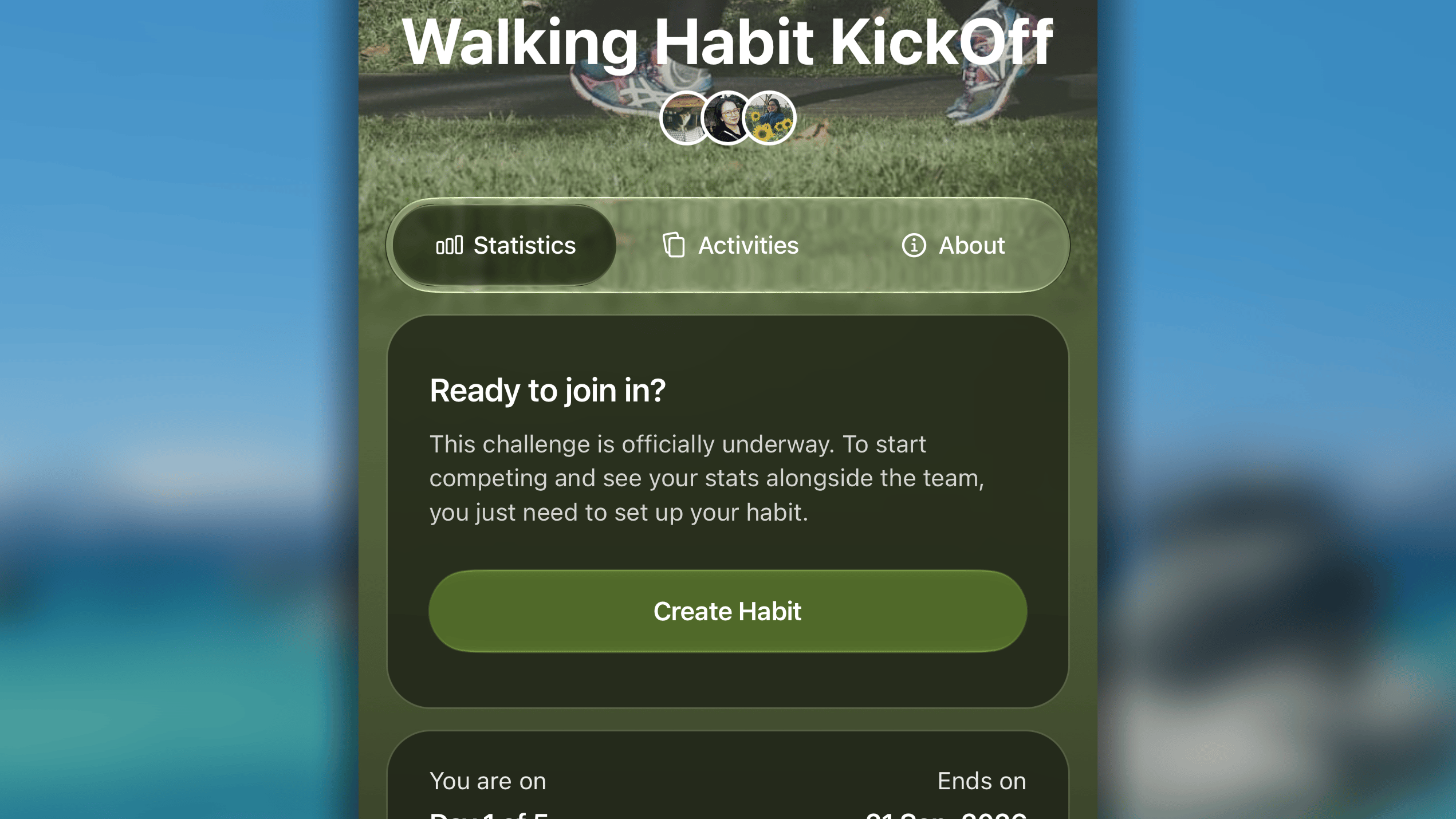 Challenge Create Habit