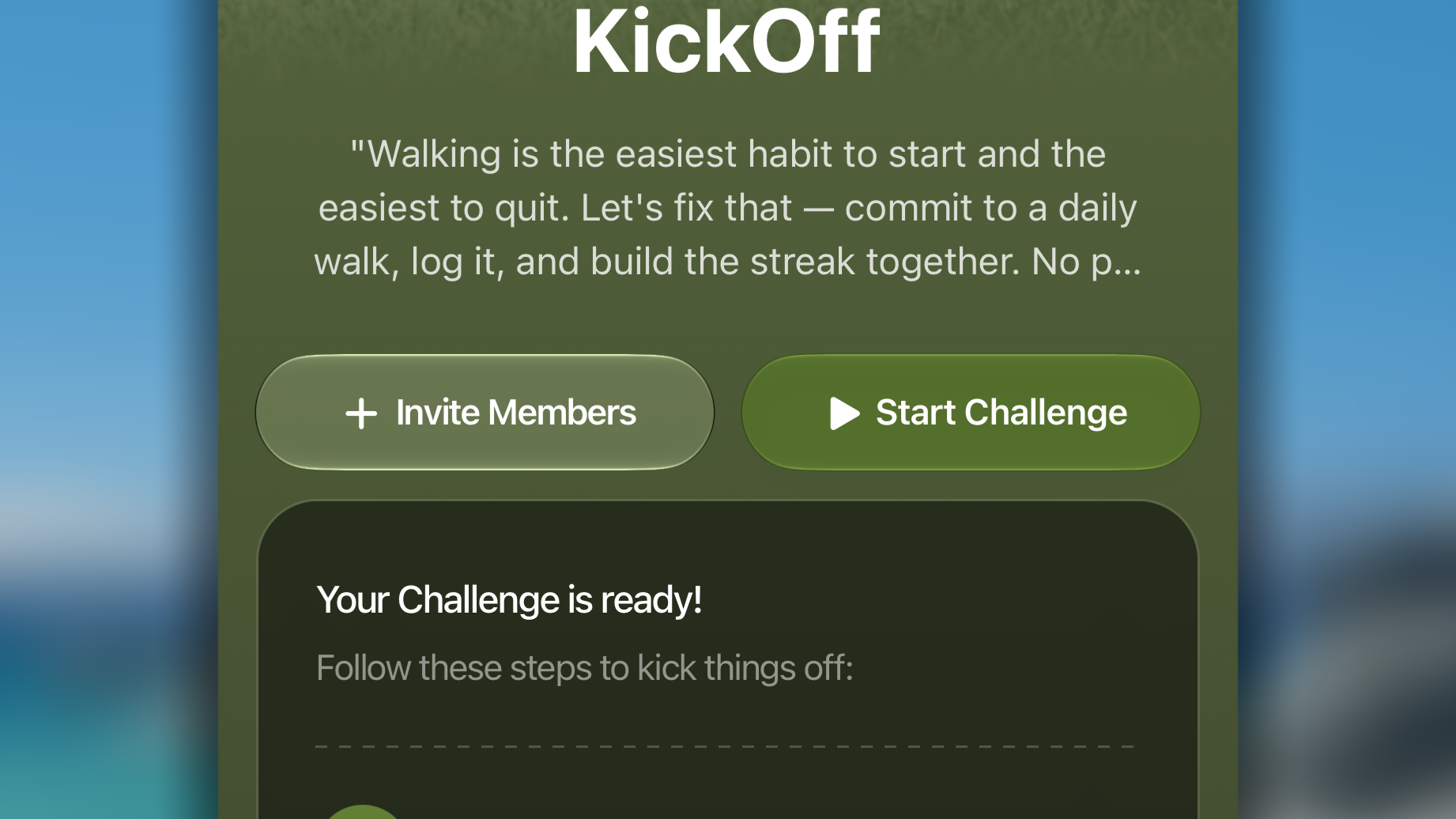 Challenge Start