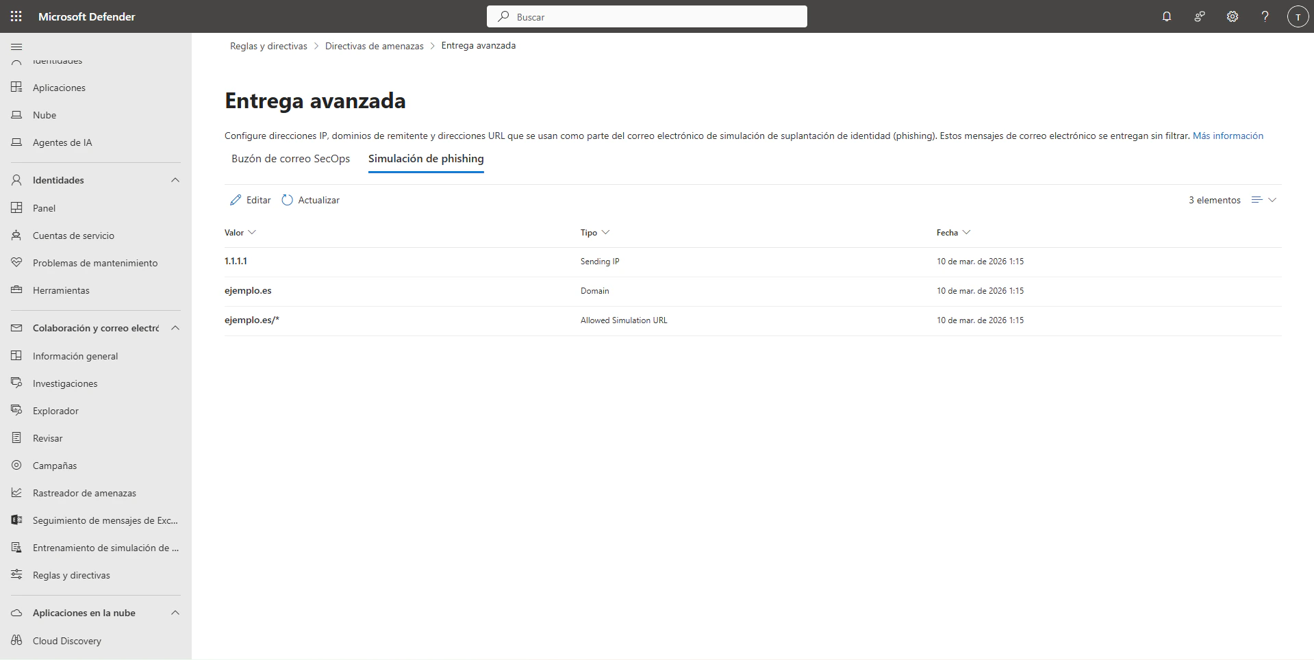 Whitelisting Microsoft defender