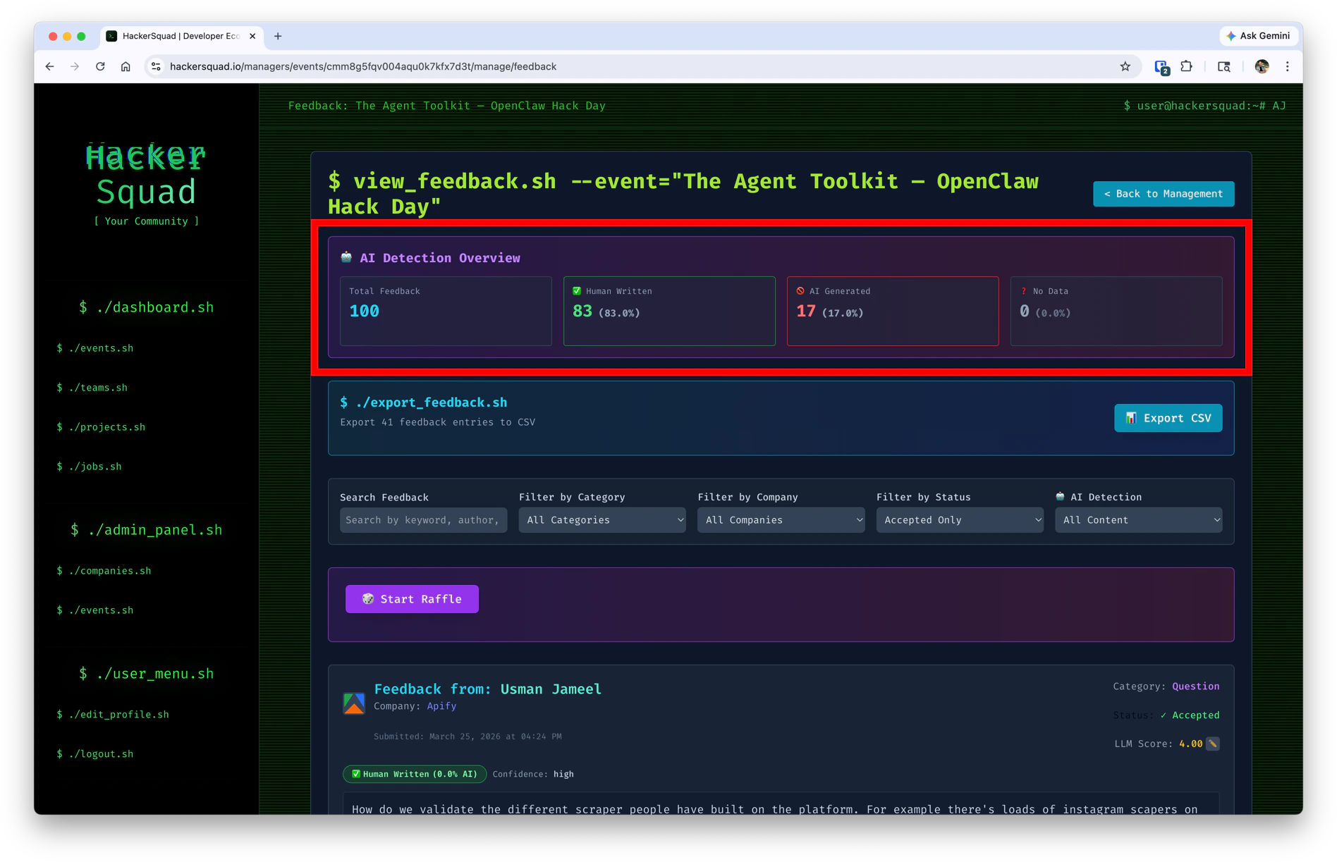 AI detection overview