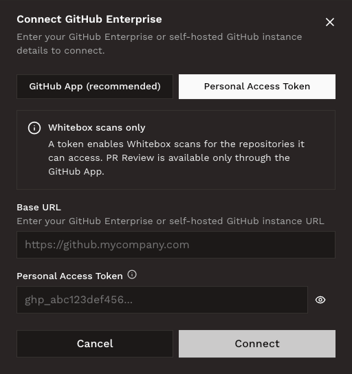 Personal Access Token