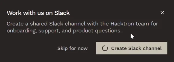 Slack invite