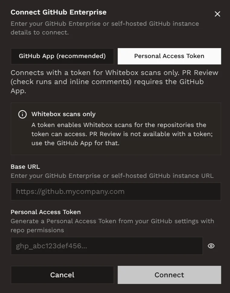 Personal Access Token
