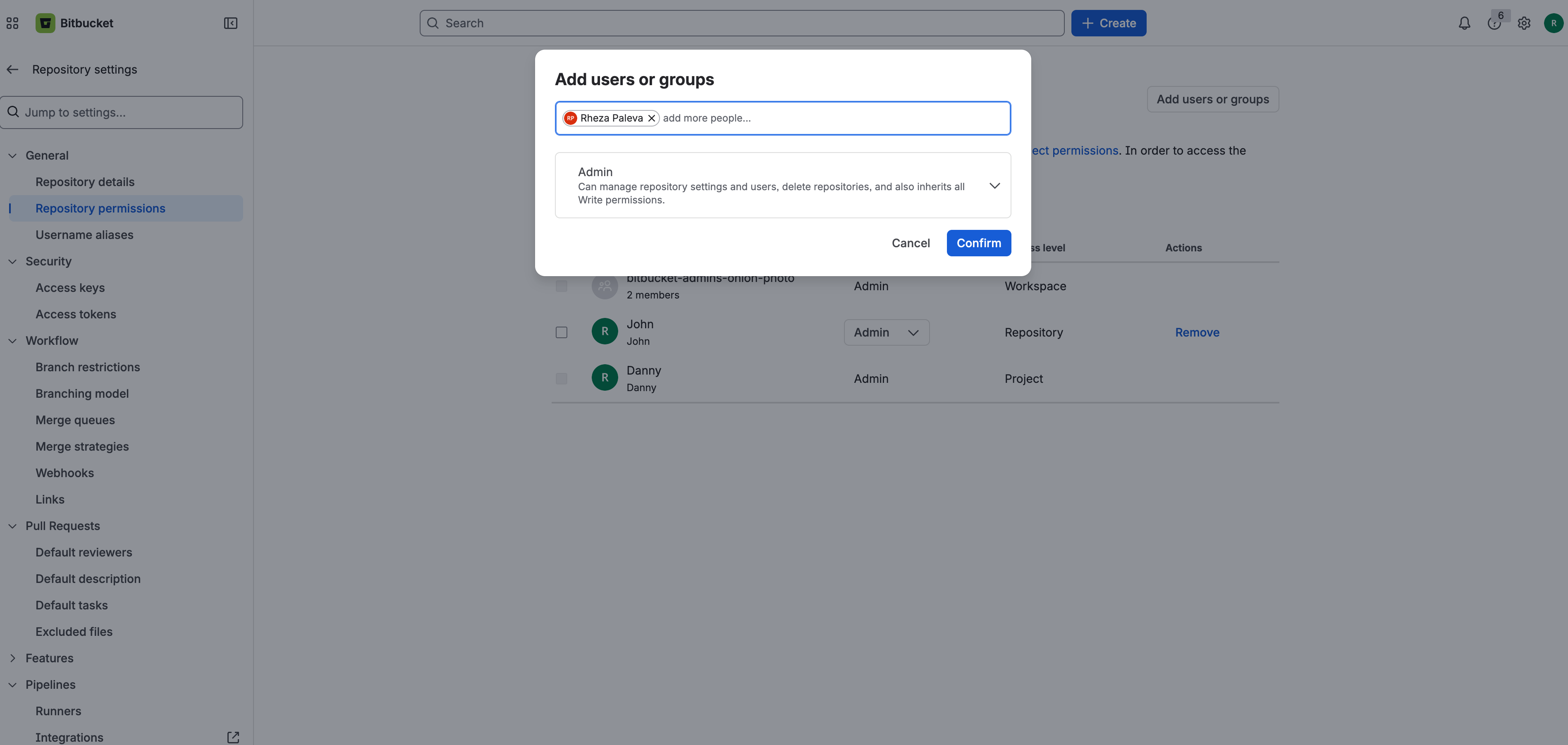 Grant repository access