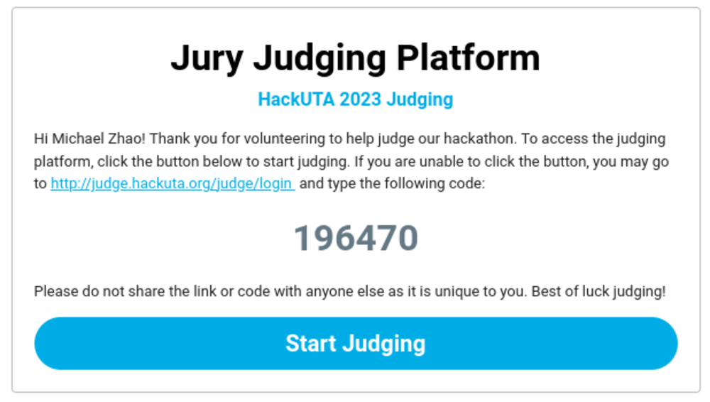 Jury Email