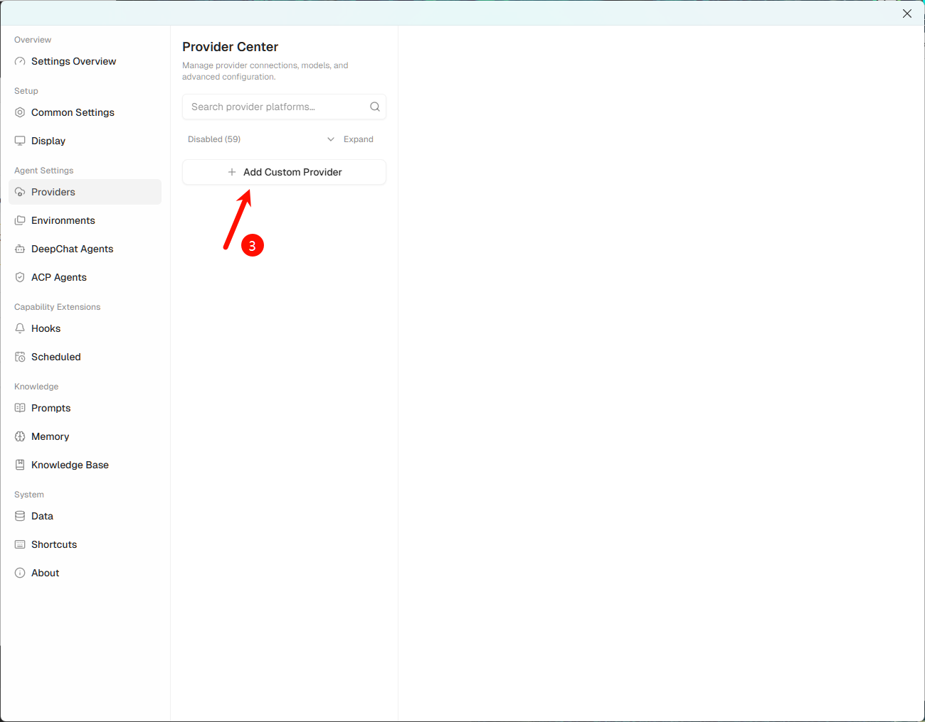 Add a custom provider