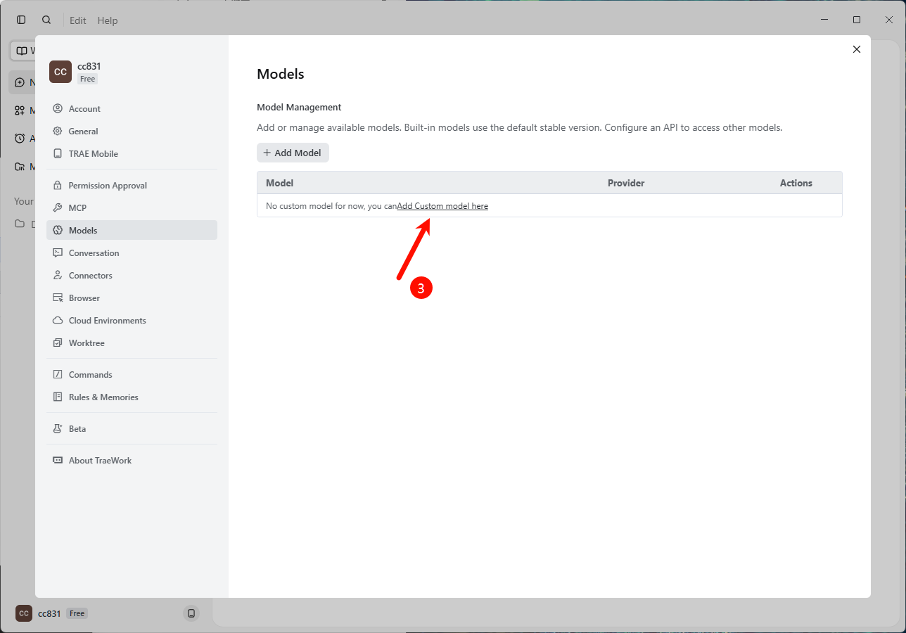 Choose custom configuration