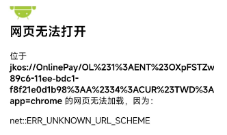 WebView interception flow for payment methods that fail to open the app