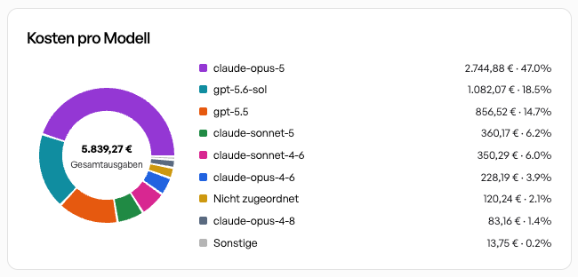 Admin Handbuch Kosten Nach Modell Beispiel Ohne Details