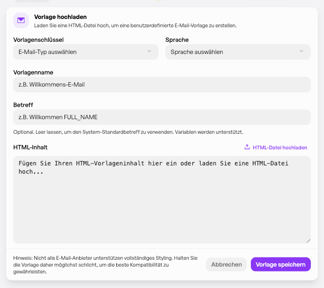 Admin Handbuch Mail Vorlagen Erstellen Und Speicherb Admin Handbuch Mail Vorlagen Erstellen Und Speicherb