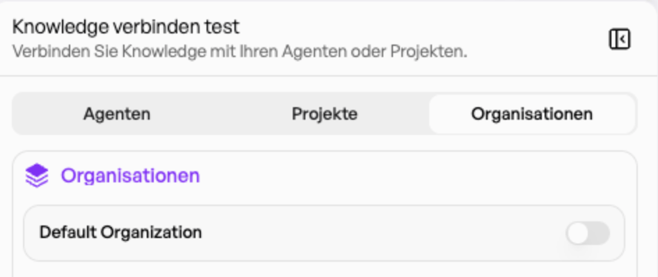 Admin Handbuch Knowledge Organisation Freigeben