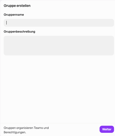 Admin Handbuch Manuelle Gruppen Erstellen
