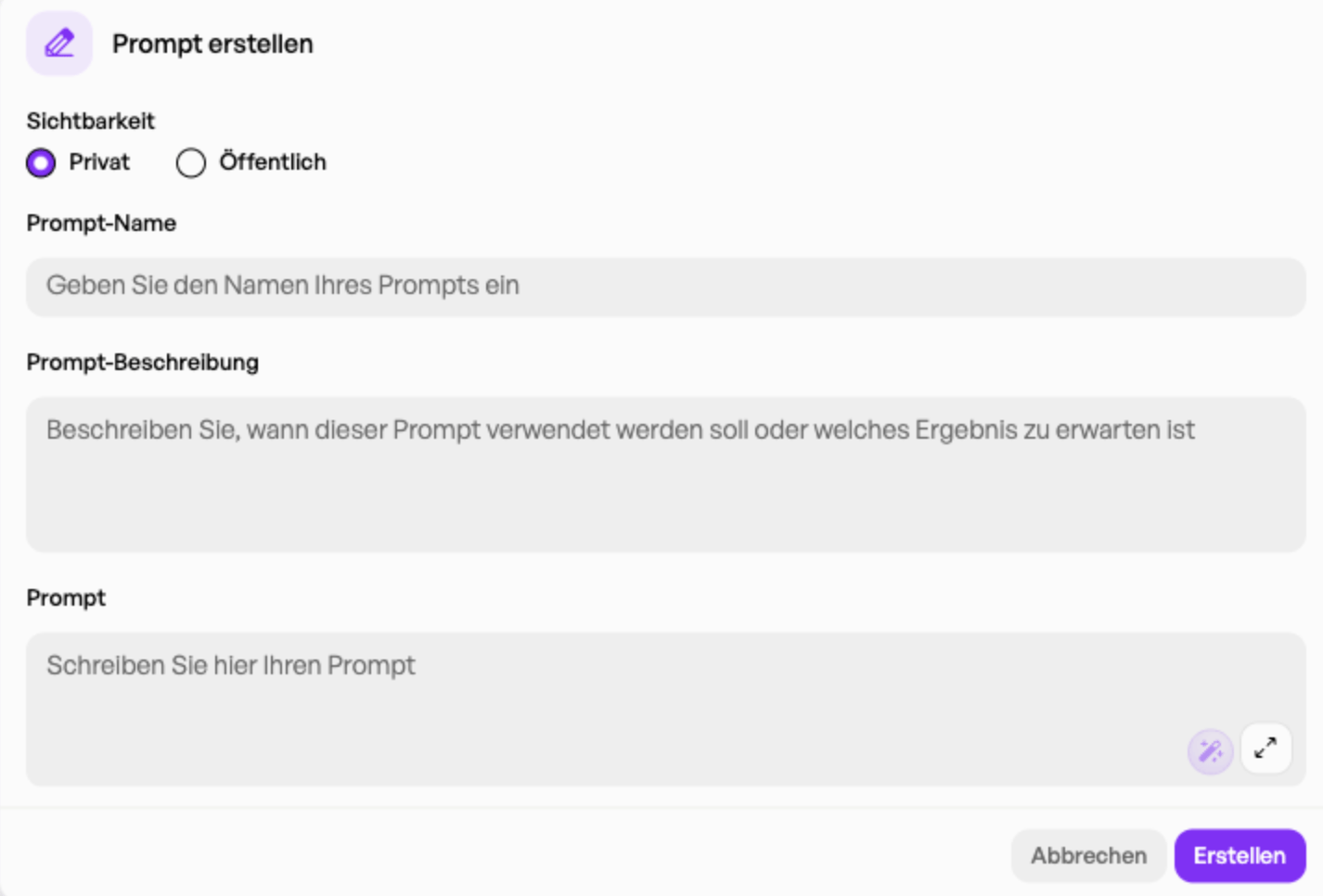 Admin Handbuch Prompts Anlegen Admin Handbuch Prompts Anlegen