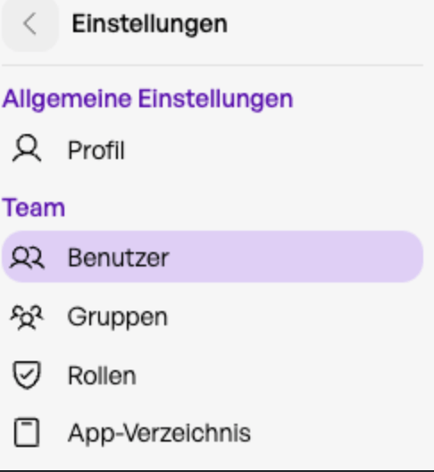 Admin Handbuch User Verwaltung